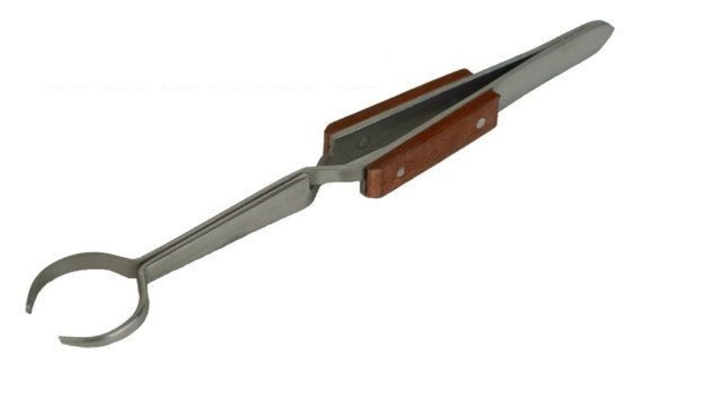 PARUU® 3 piece set of fiber grip tweezers in round oval square shapes PR1007-set