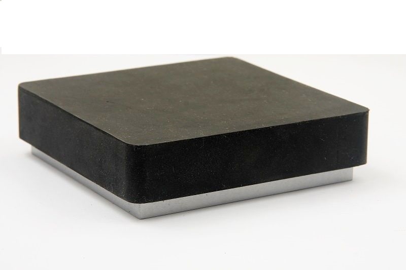 PARUU® STEEL AND NYLON BLOCK WITH RUBBER BASE PR1009