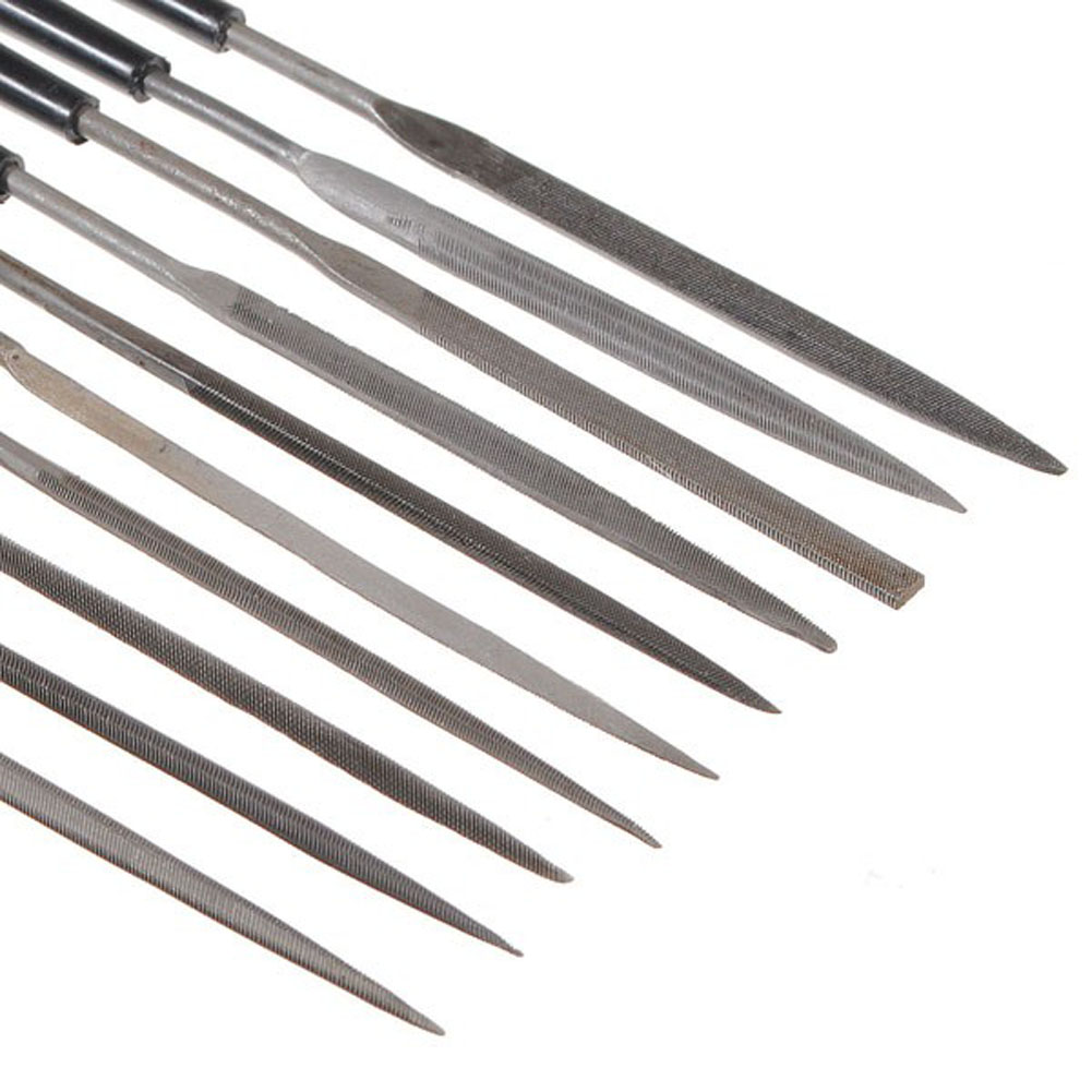 10pcs 140mm 3mm Precision Needle Files Set PR1014