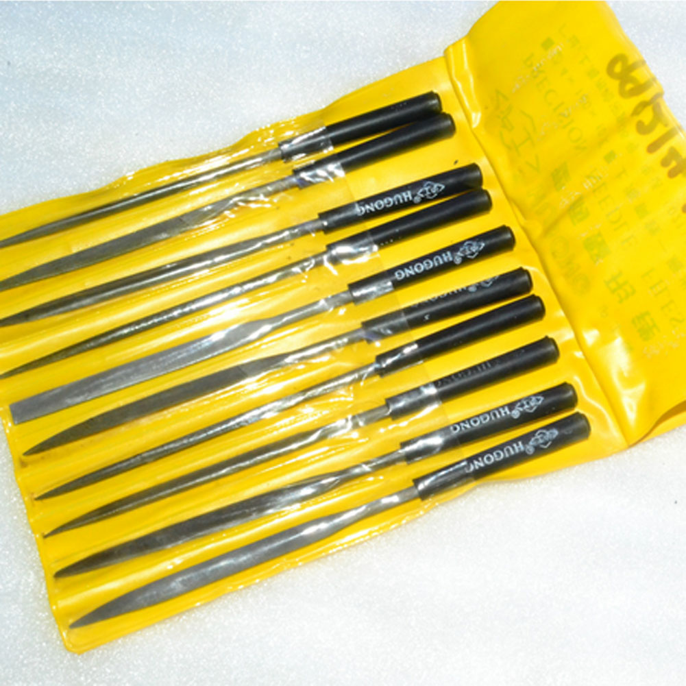 10pcs 140mm 3mm Precision Needle Files Set PR1014