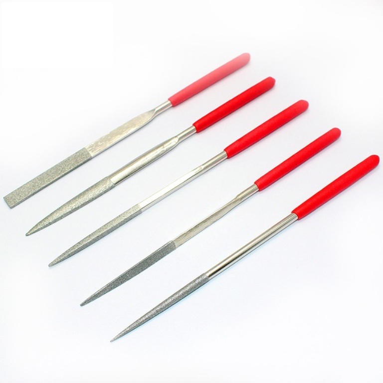 5 Pcs Diamond Needle Files set for Carving Jewelry Diamond Glass Stone Wood Craft work PR1016