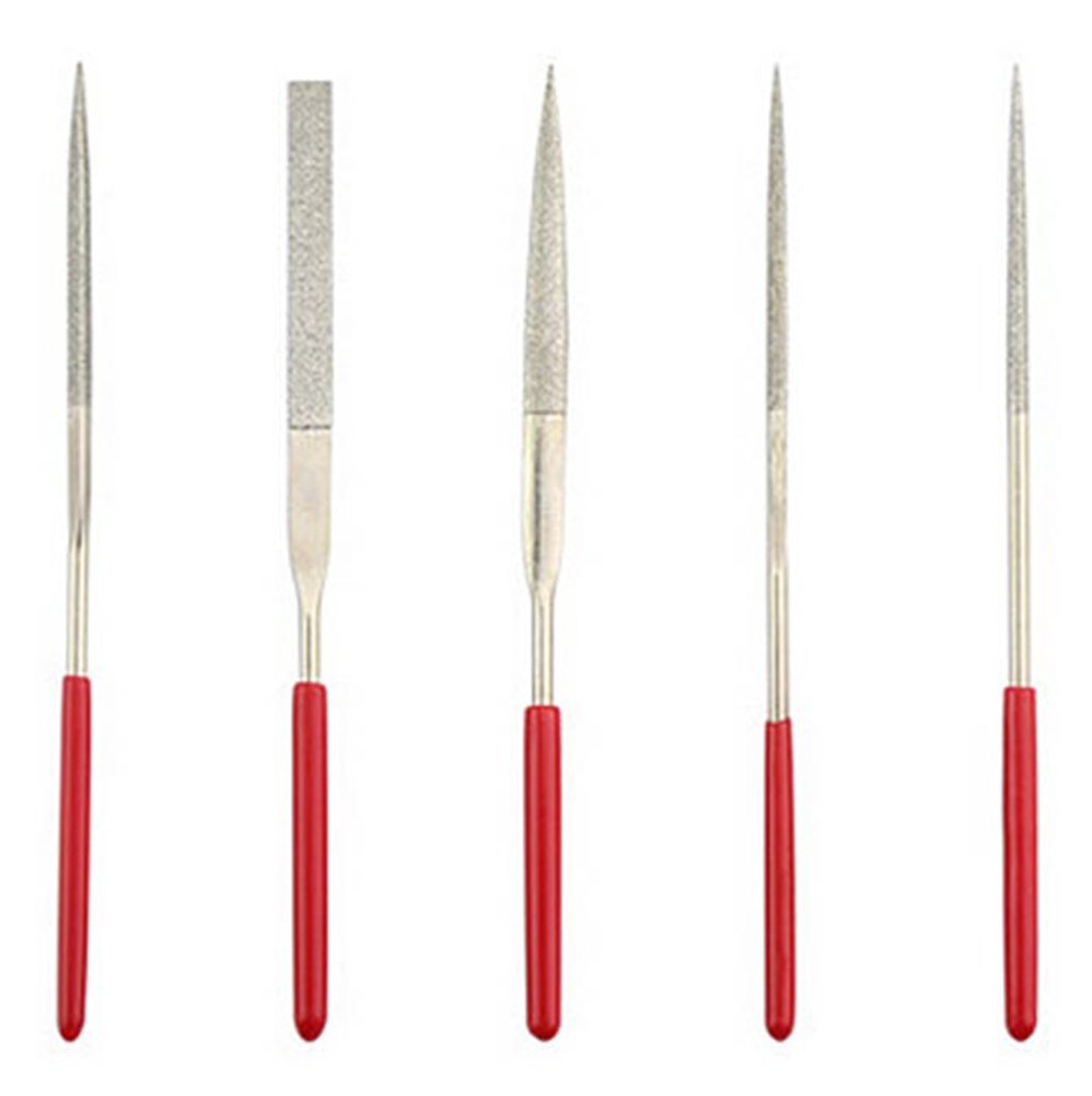 5 Pcs Diamond Needle Files set for Carving Jewelry Diamond Glass Stone Wood Craft work PR1016