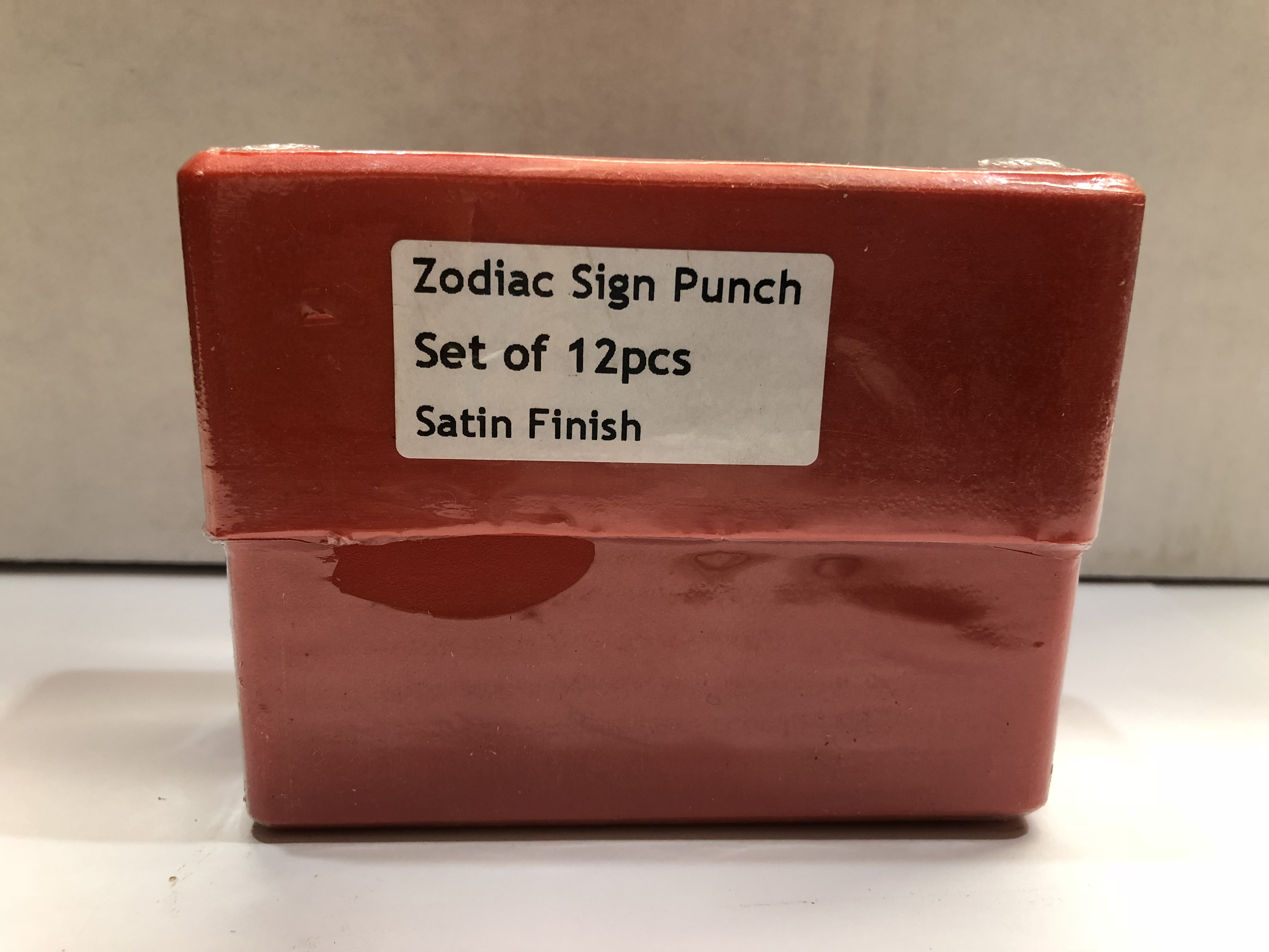 PARUU® Zodiac sign Punch Stamp 12 pc Set PR1021-6mm