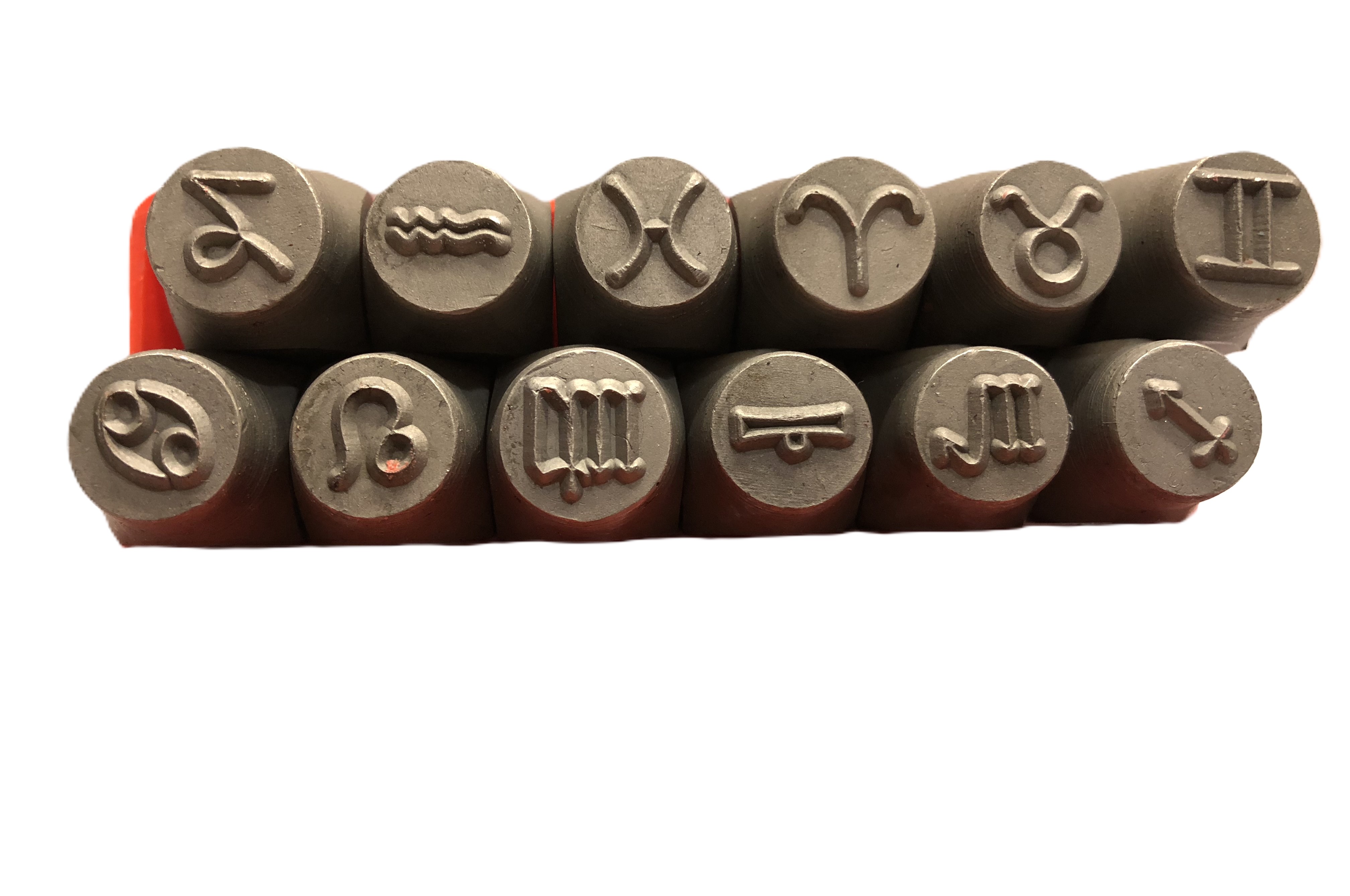 PARUU® Zodiac sign Punch Stamp 12 pc Set PR1021-12mm