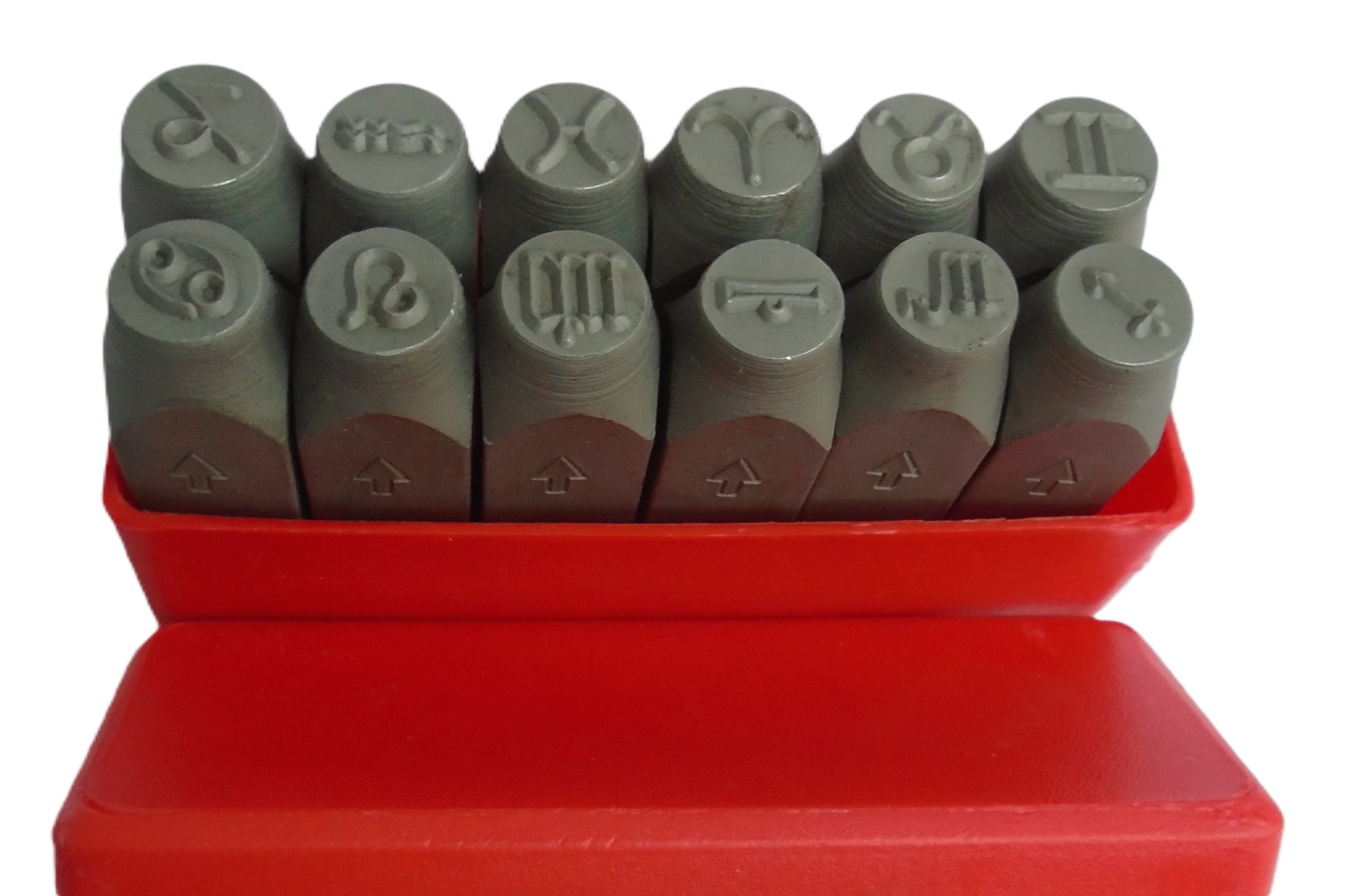 PARUU® Zodiac sign Punch Stamp 12 pc Set PR1021-12mm