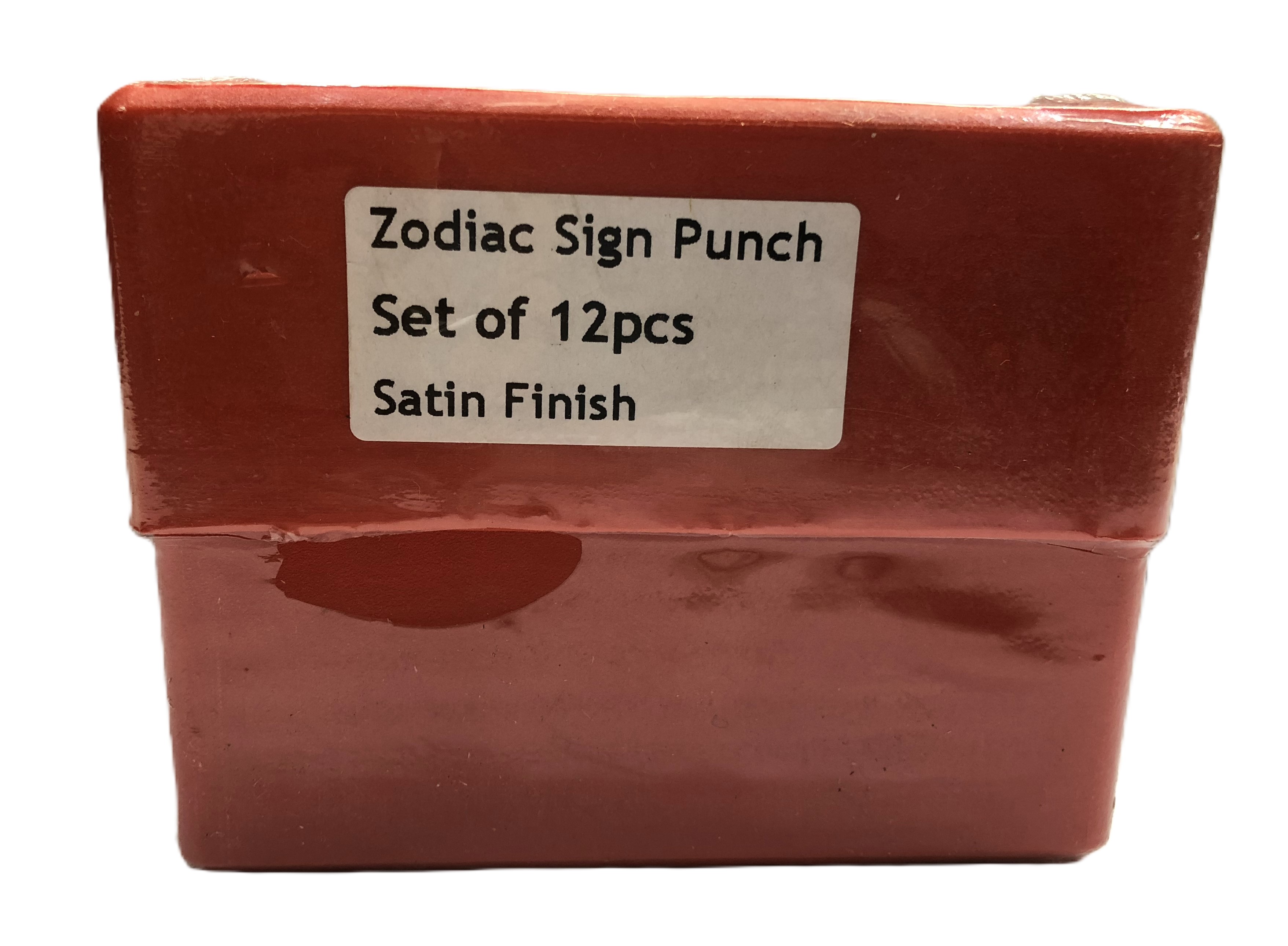 PARUU® Zodiac sign Punch Stamp 12 pc Set PR1021-8mm