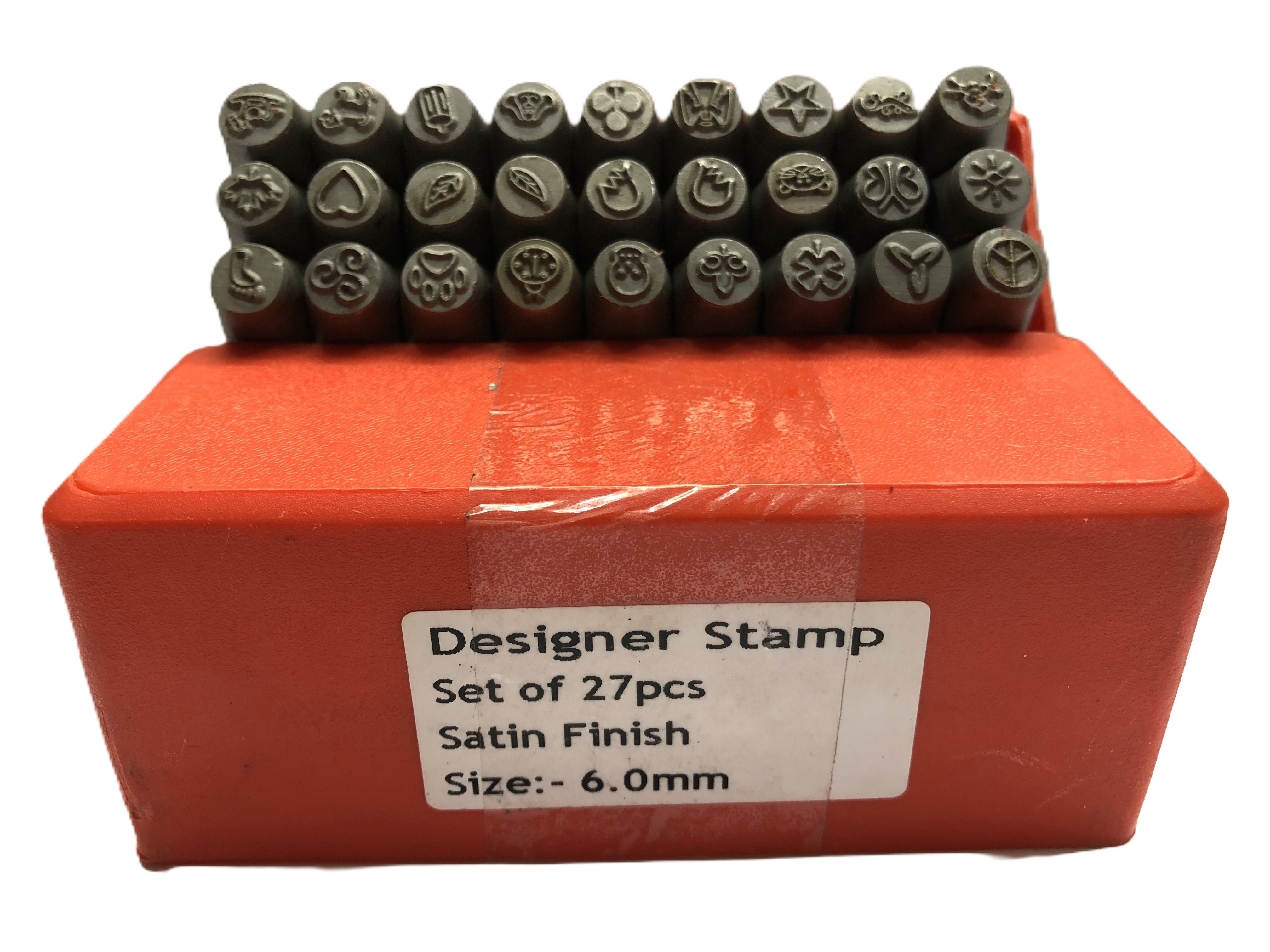 PARUU® Designer sign Punch Stamp 27 pc 6mm Set PR1022