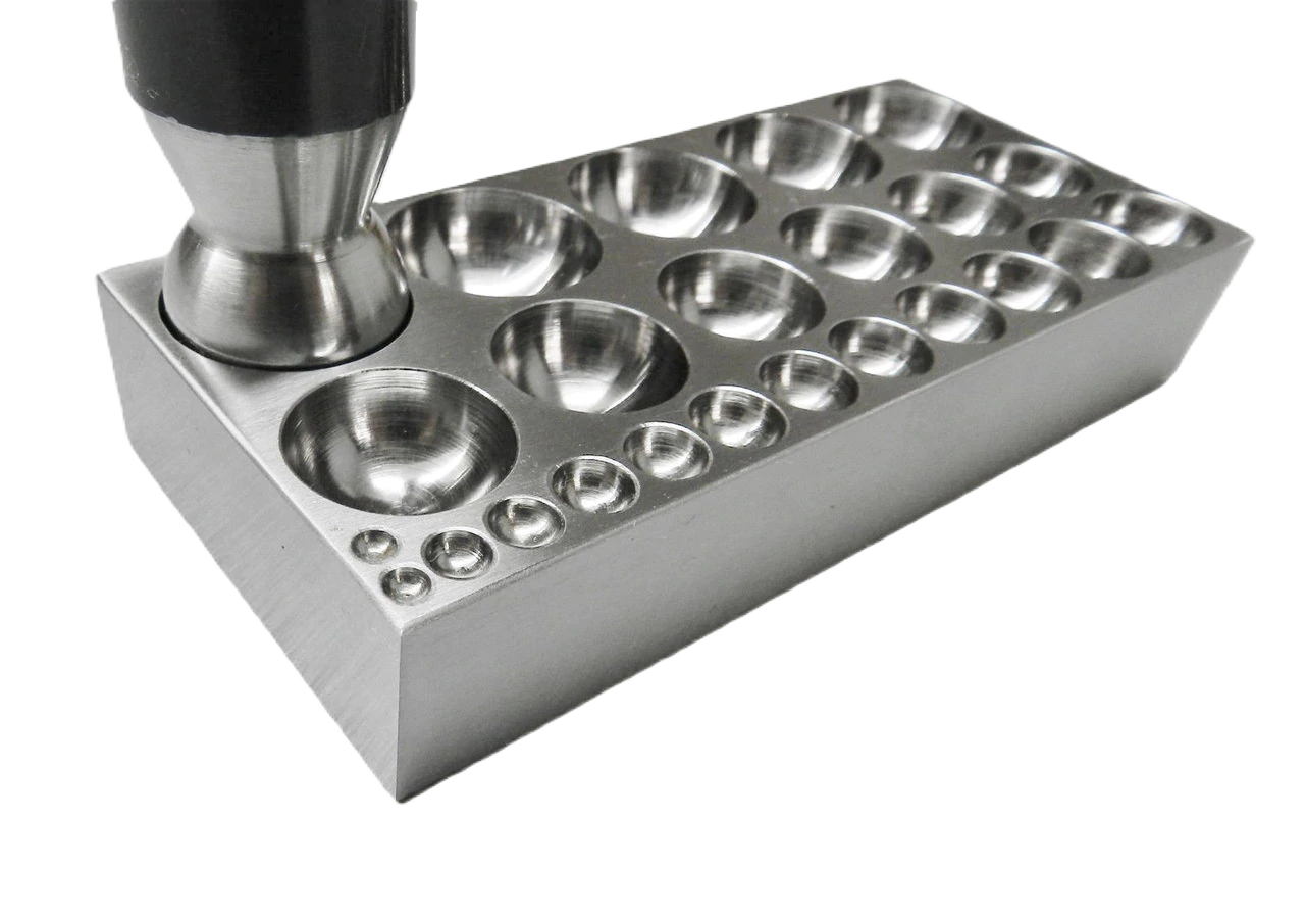 Paruu Doming Punch 24 and flat block set 25pc PR1027