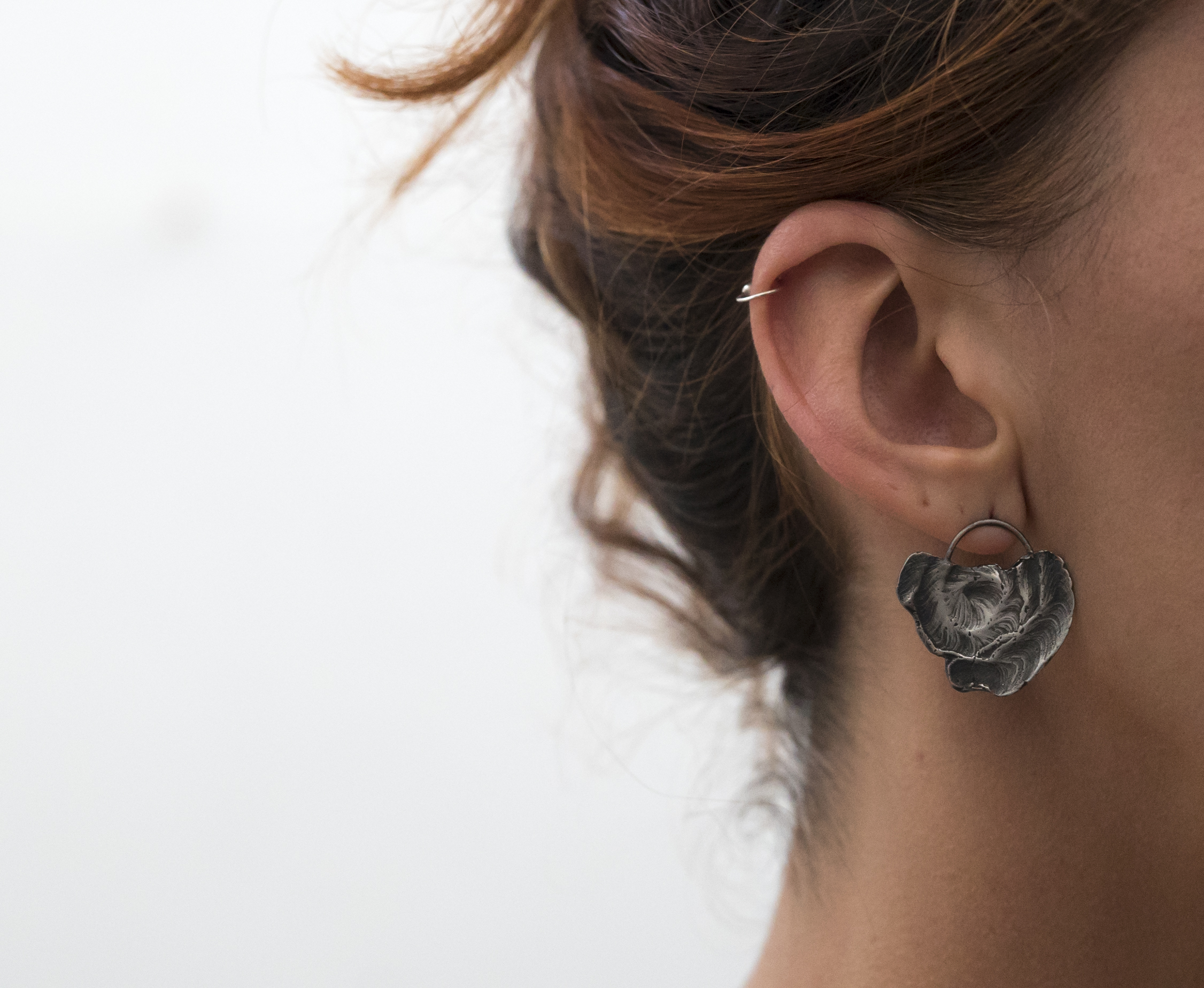 Pendientes Lava circular