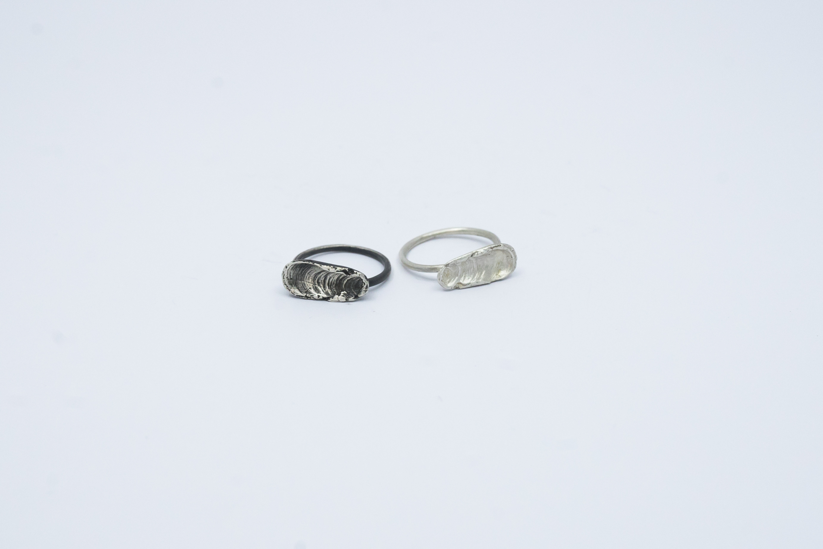 Anillo lágrima plata