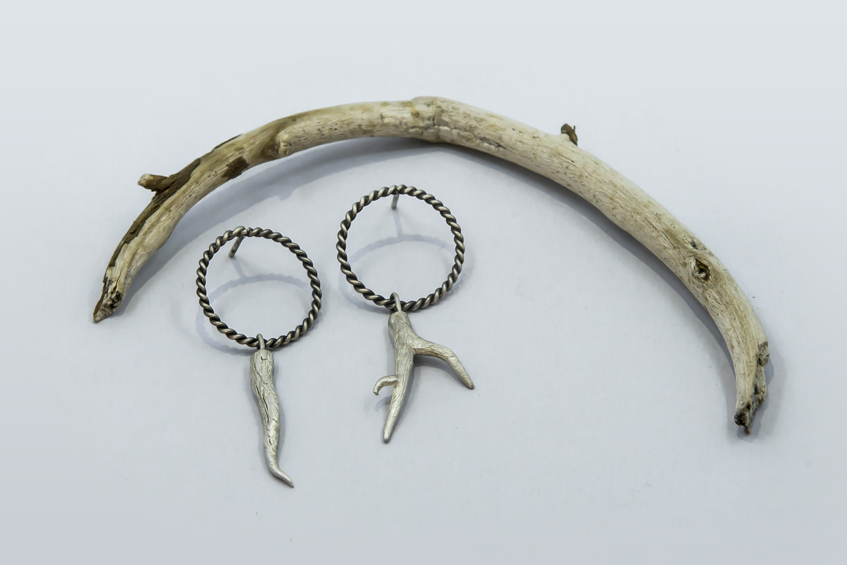 Pendientes rama círculo