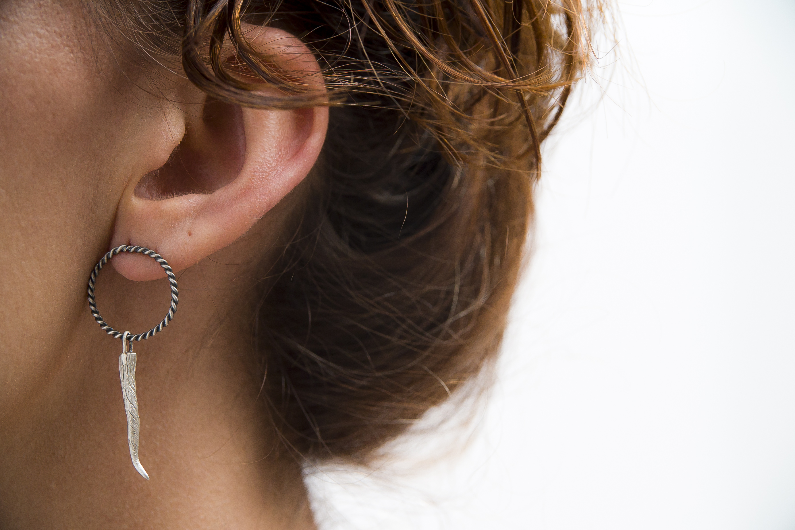 Pendientes rama círculo