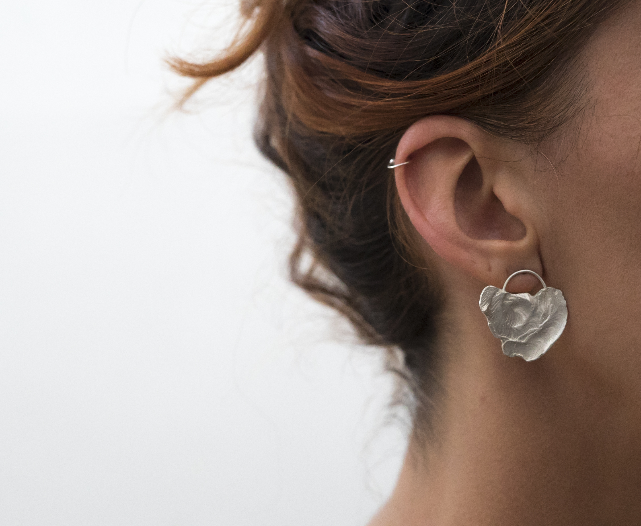 Pendientes Lava circular