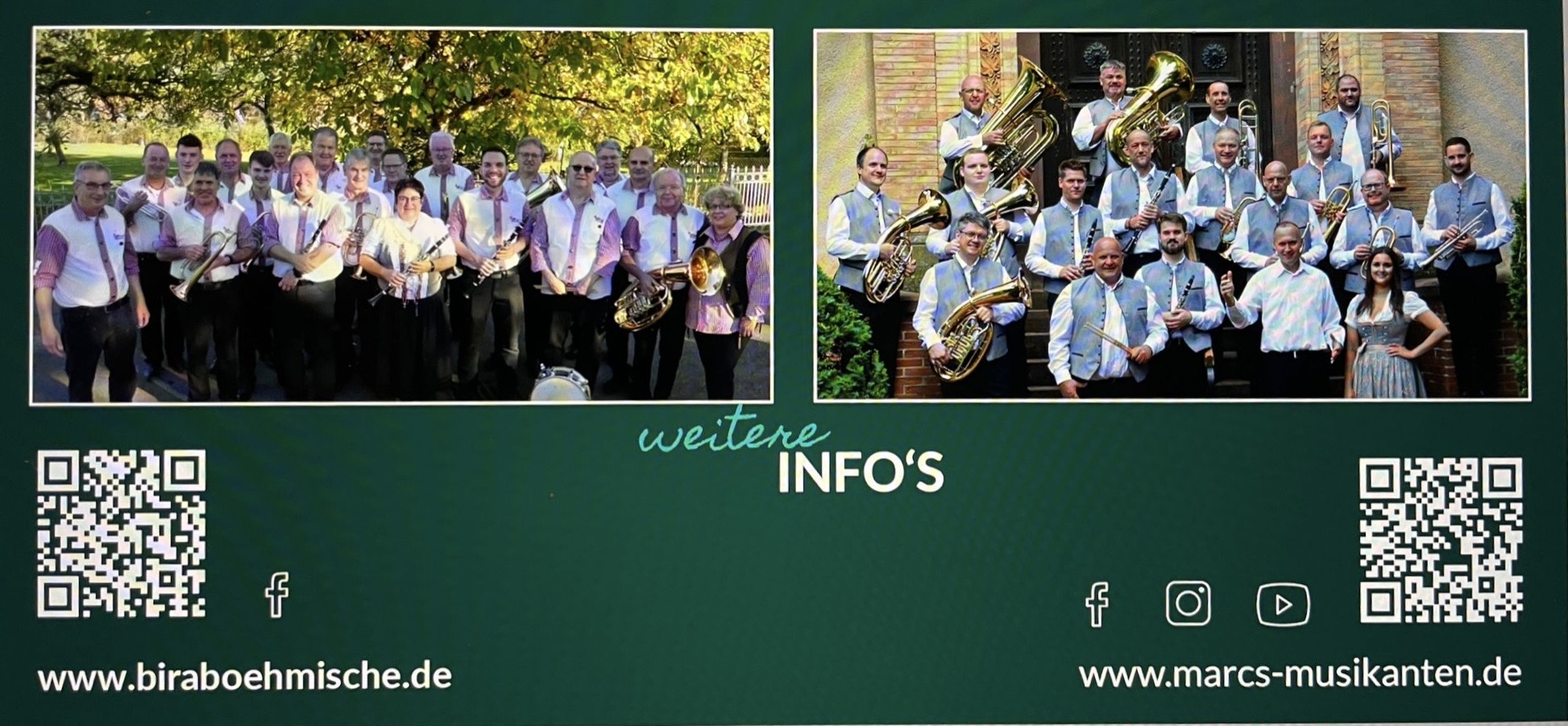 Eintrittskarte für das Doppelkonzert