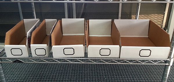 Carton Boxes Shelving
