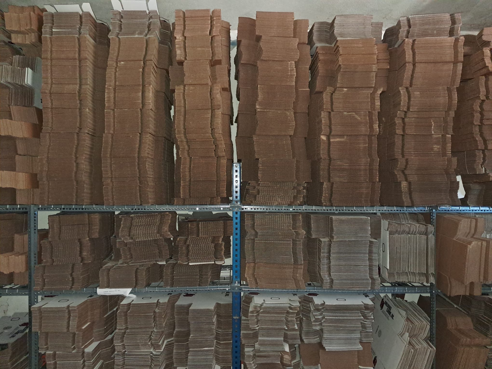 Carton Boxes Shelving