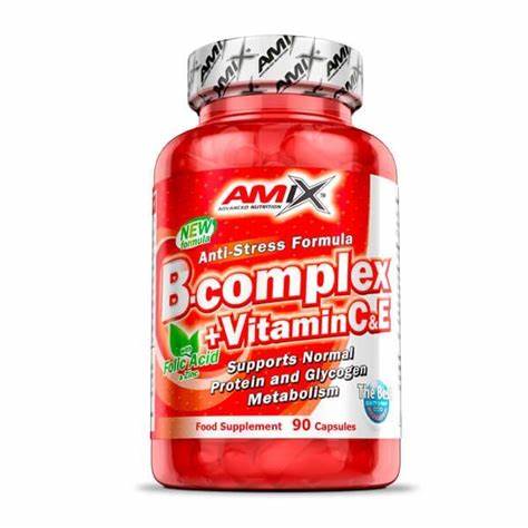 Amix Nutrition B-Complex + Vitamin C&E (90 kapsulių)