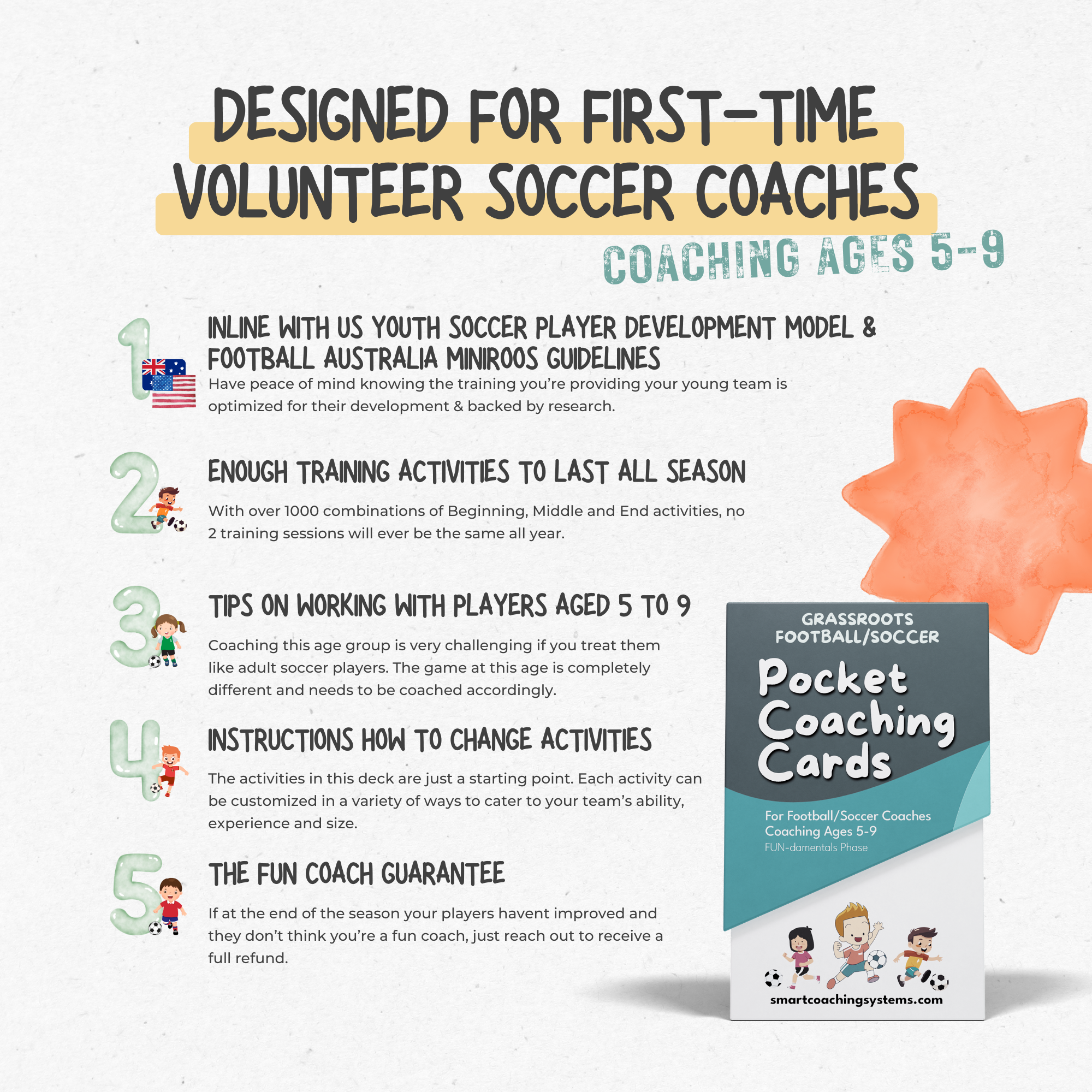 Grassroots Soccer Pocket Coaching Cards