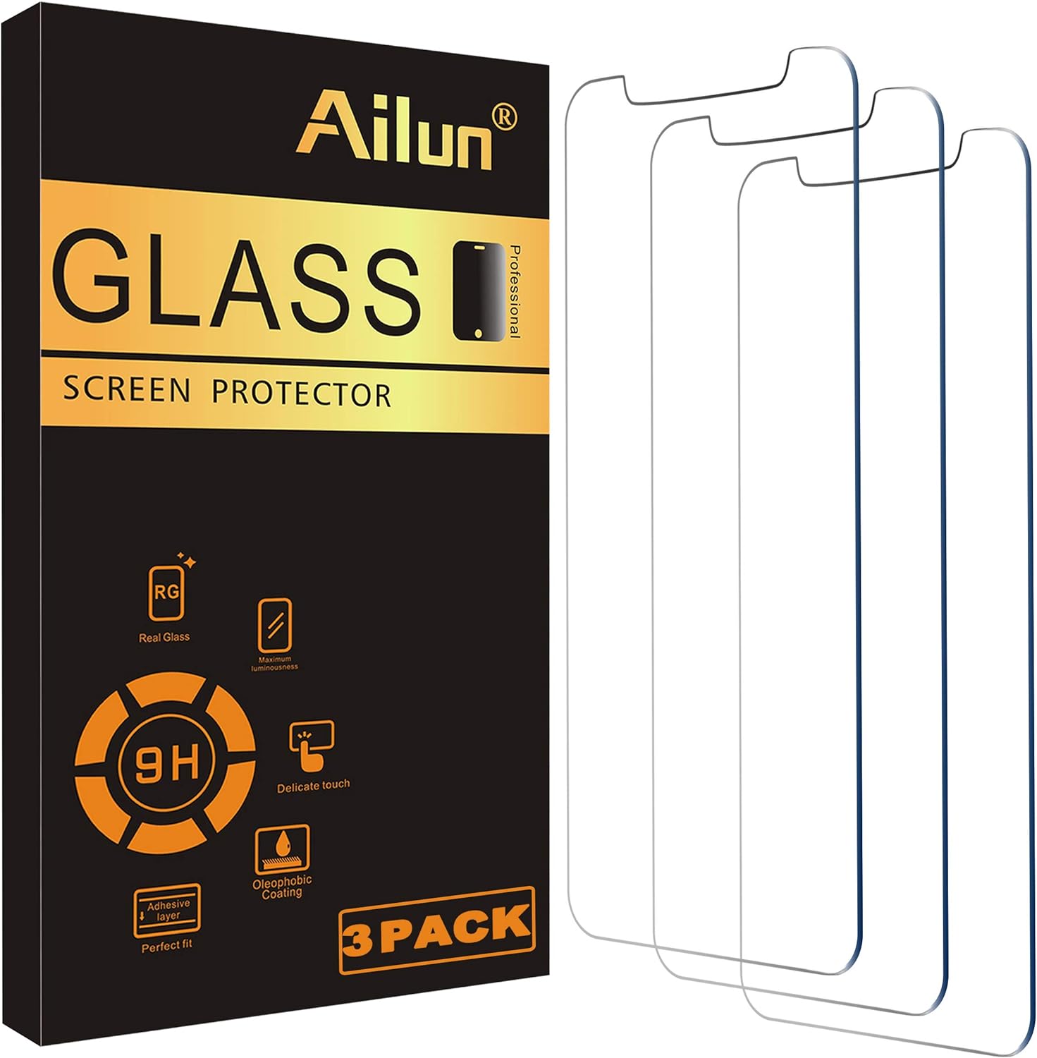 Ailun Glass Screen Protector for iPhone 12 / iPhone 12 Pro 2020