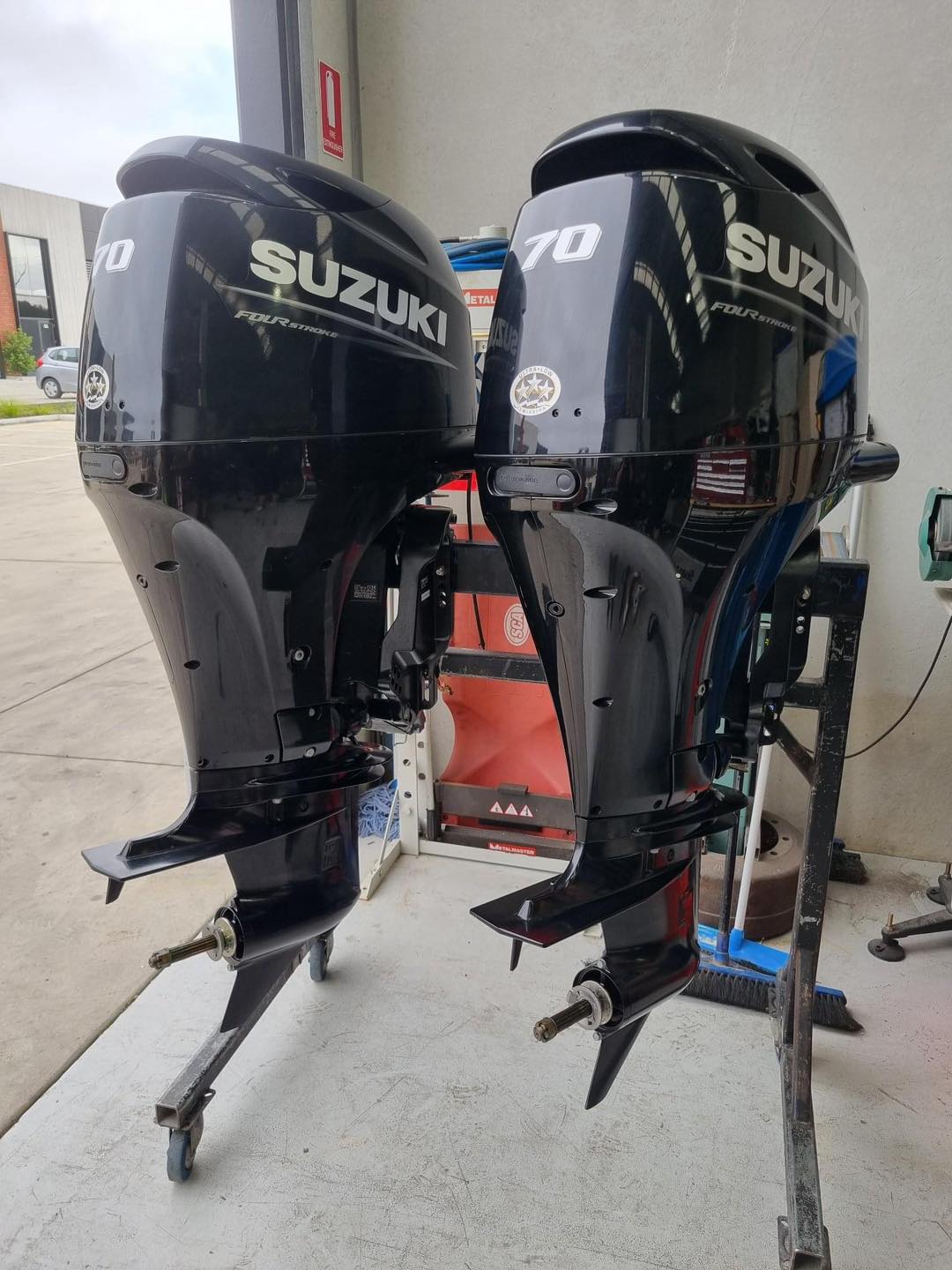 Suzuki outboard 70hp {x2} four stroke