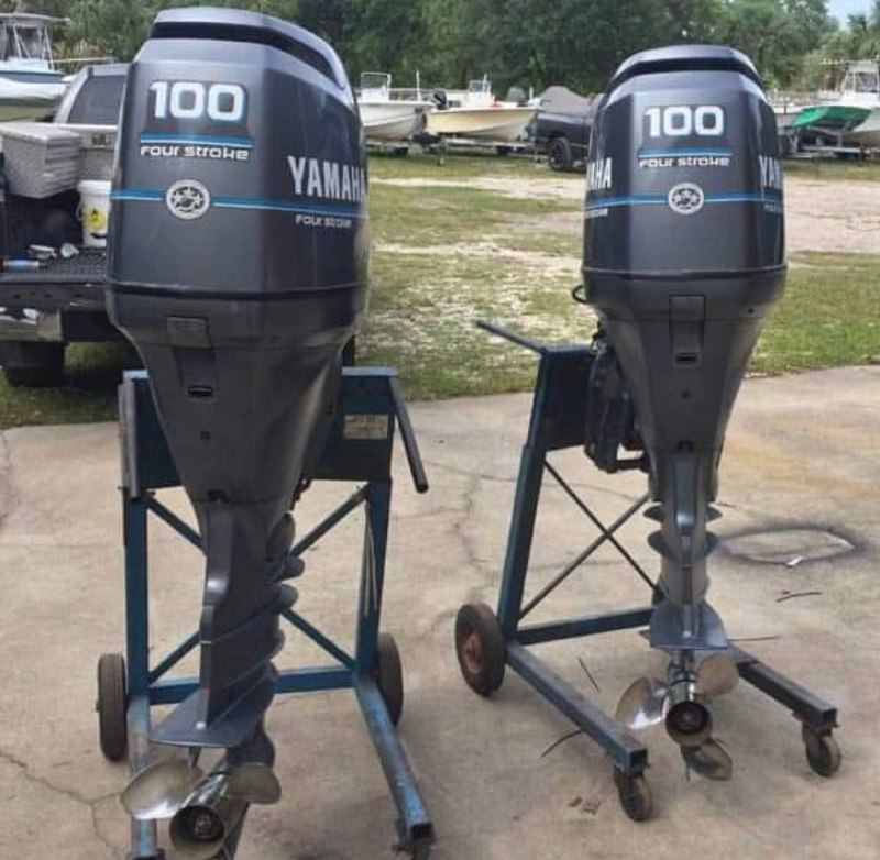 Yamaha 100 HP four stroke outboard motors