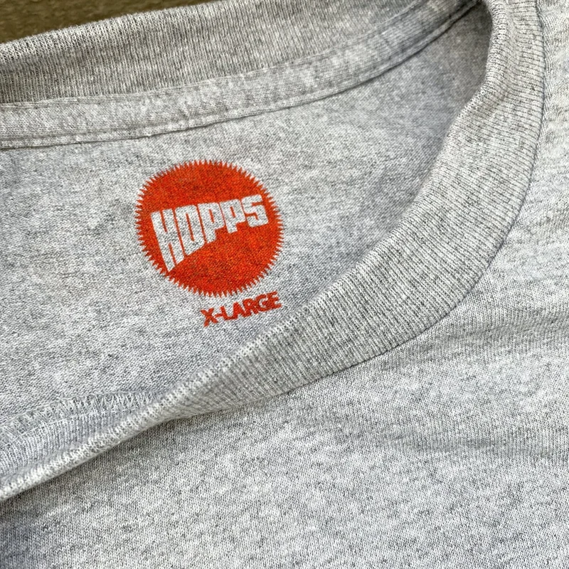 HOPPS x Quartersnacks Snackman póló - szürke