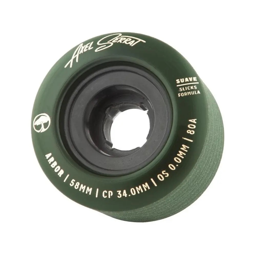 58 Arbor - Axel Serrat Suave olive - longboard kerék