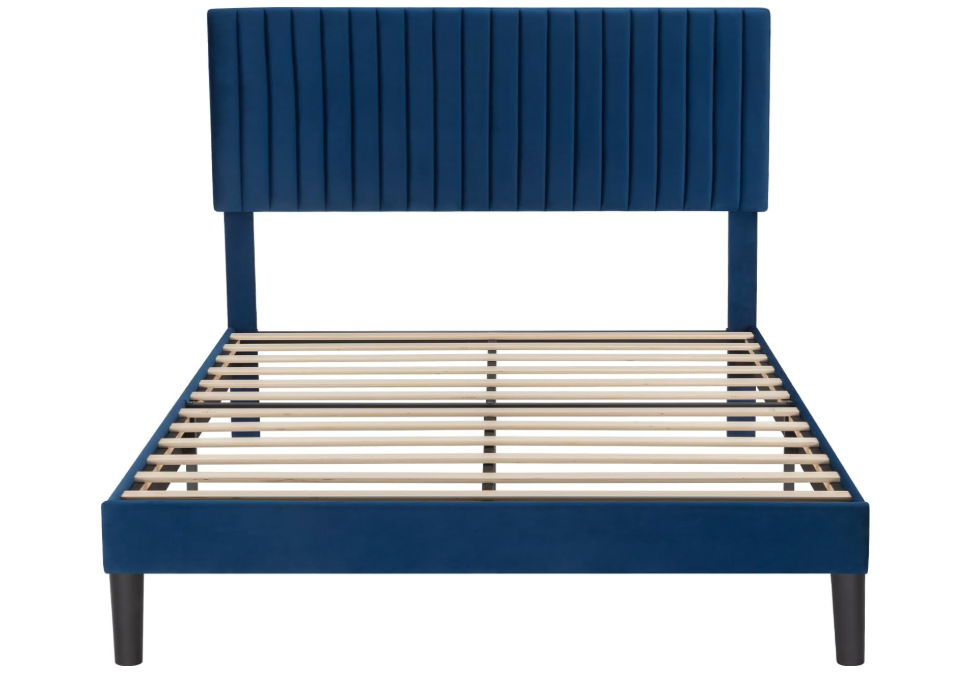 Modern Upholstered Bed Frame Queen