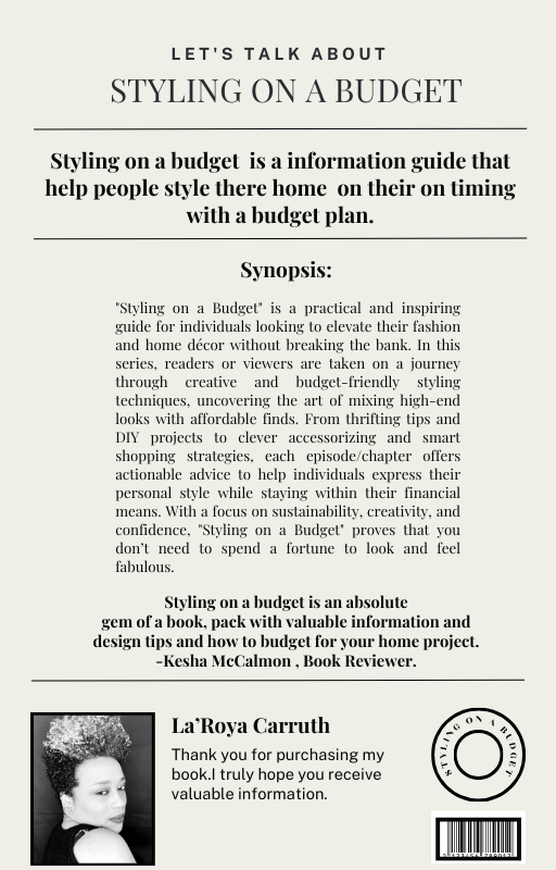 Styling On A Budget/ E- Book
