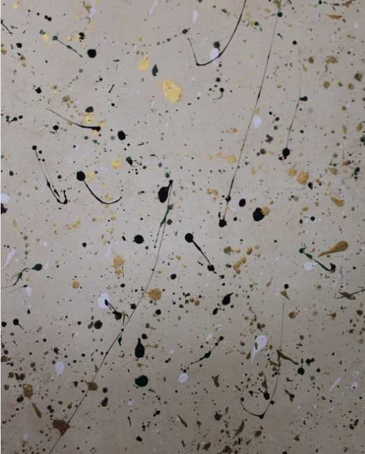 Abstract Splatter Art Canvas