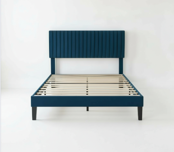Modern Upholstered Bed Frame Queen