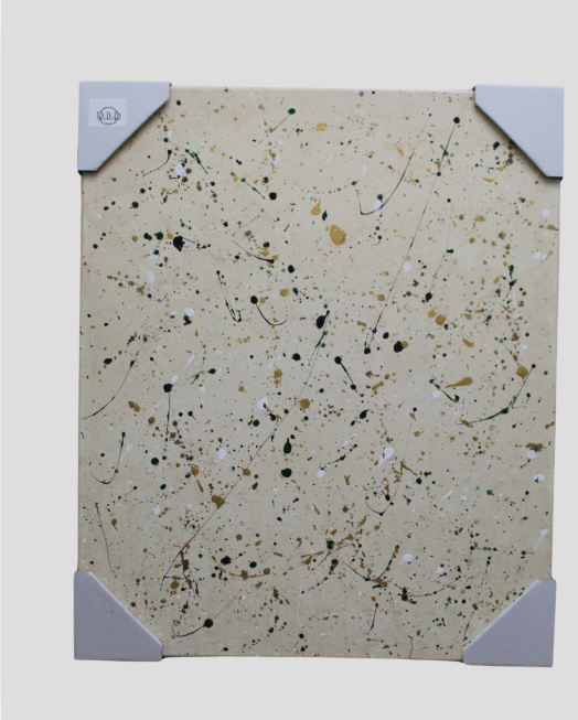 Abstract Splatter Art Canvas