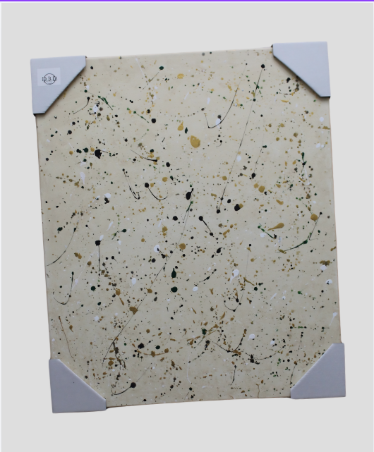 Abstract Splatter Art Canvas