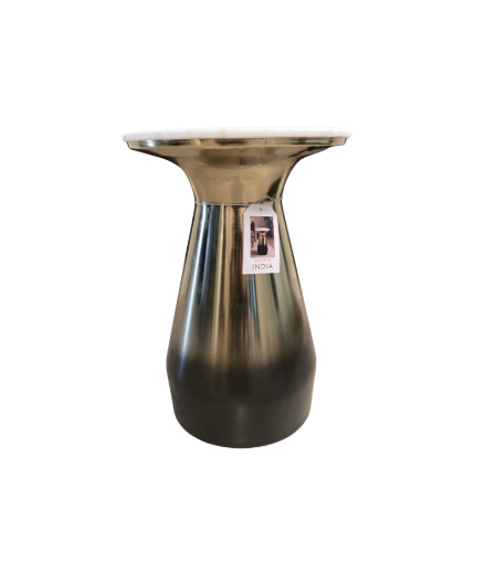 Modern Metallic Accent Table