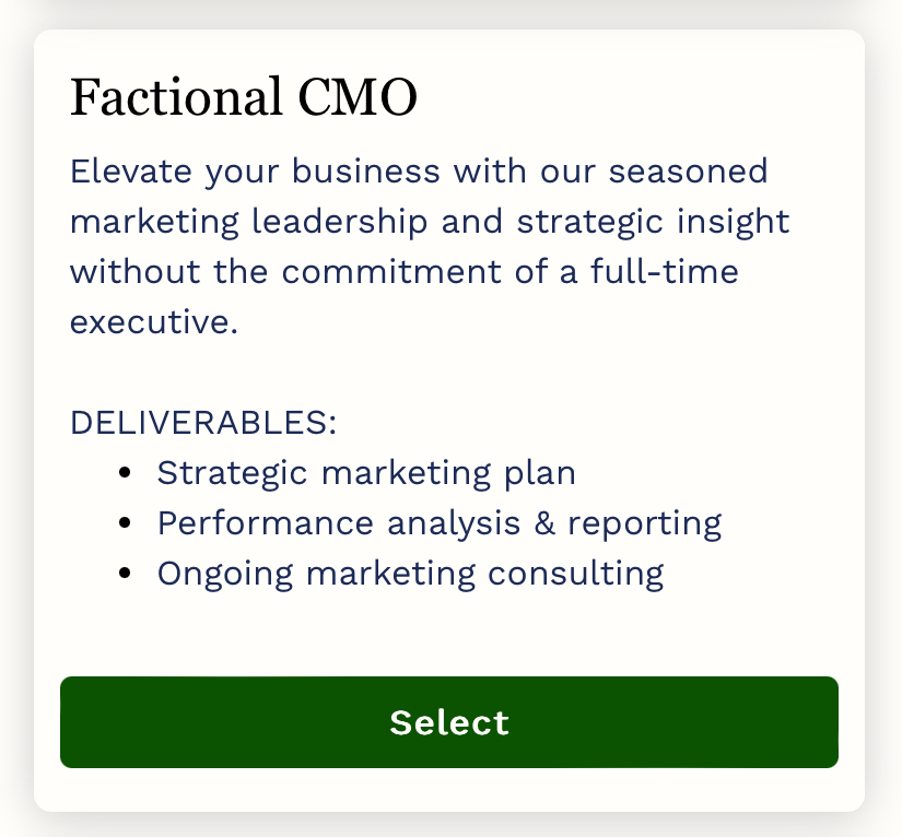 Factional CMO