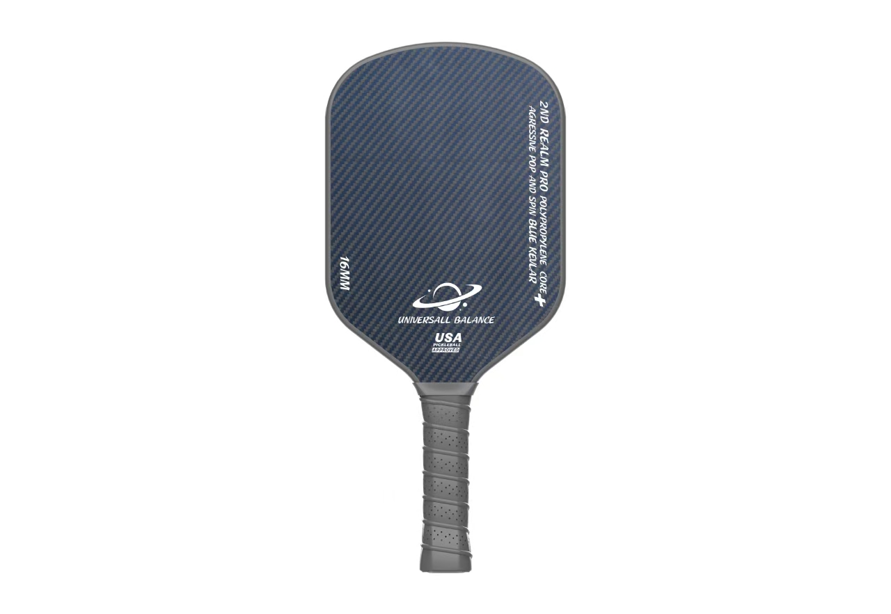 Universall Balance 2ND REALM paddle100% blue Kevlar 16mm Pickleball Paddle