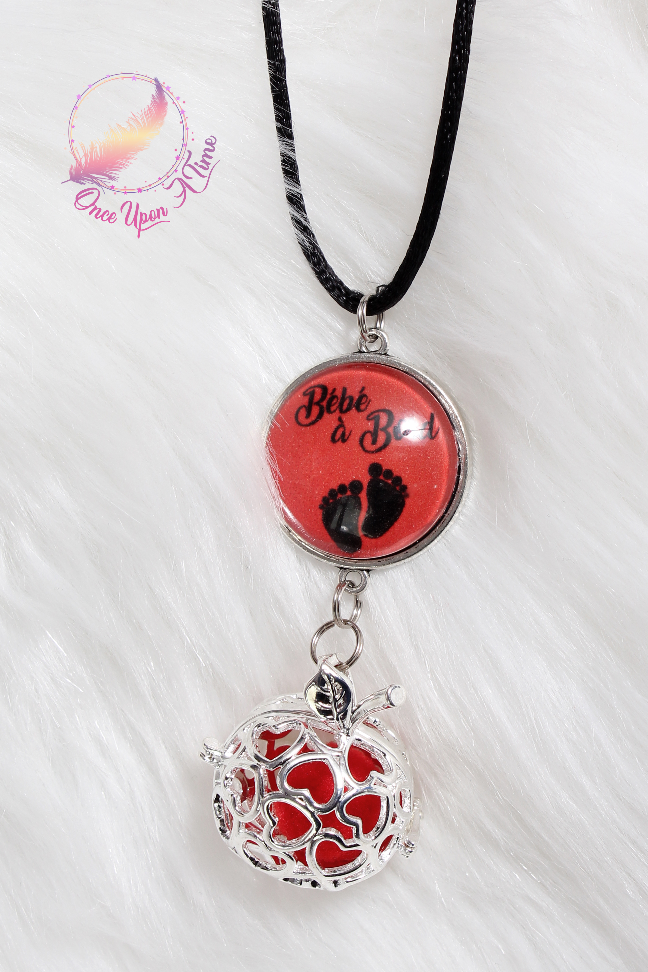🤰Collier Bola de grossesse "Bébé à bord" ✨
