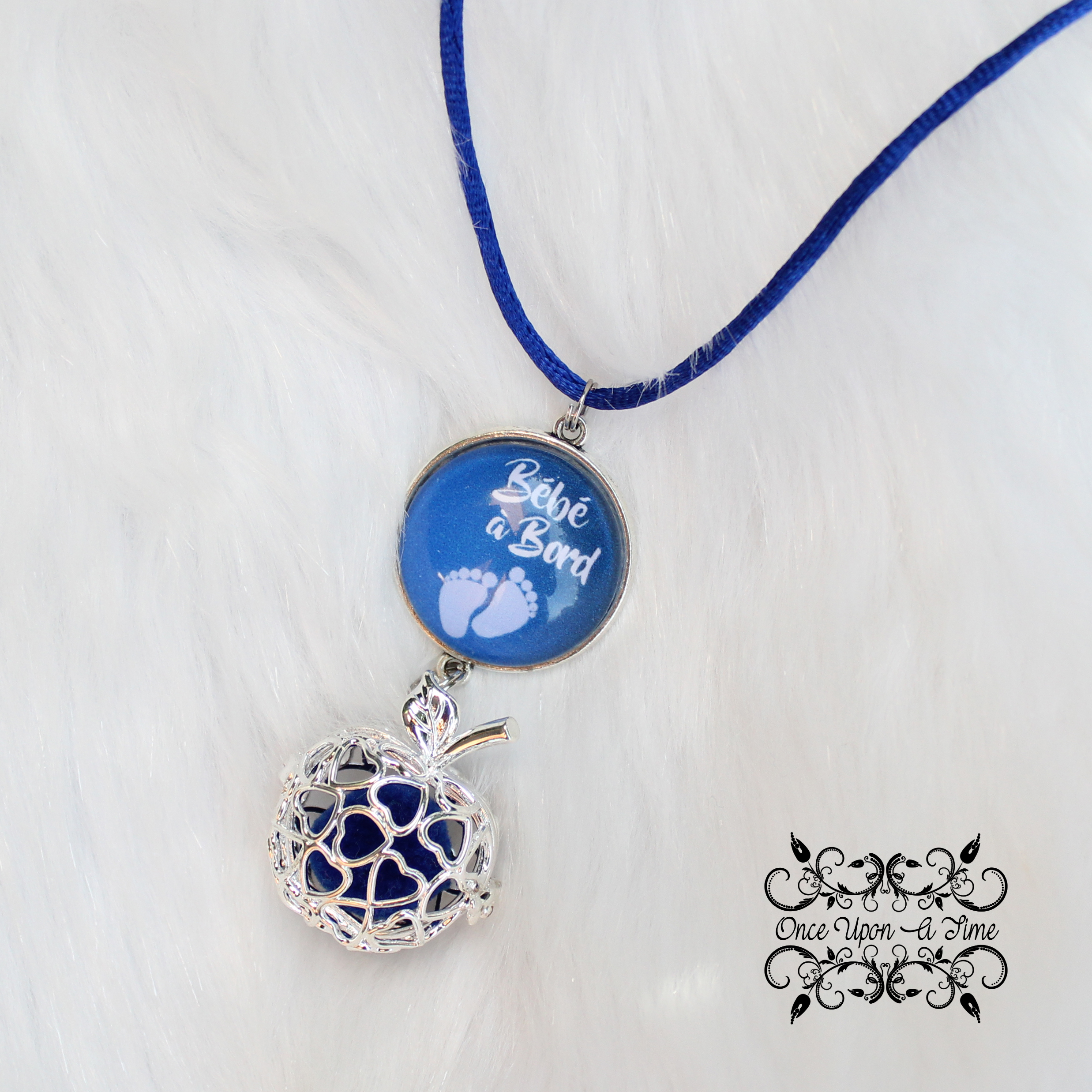 🤰Collier Bola de grossesse "Bébé à bord" ✨