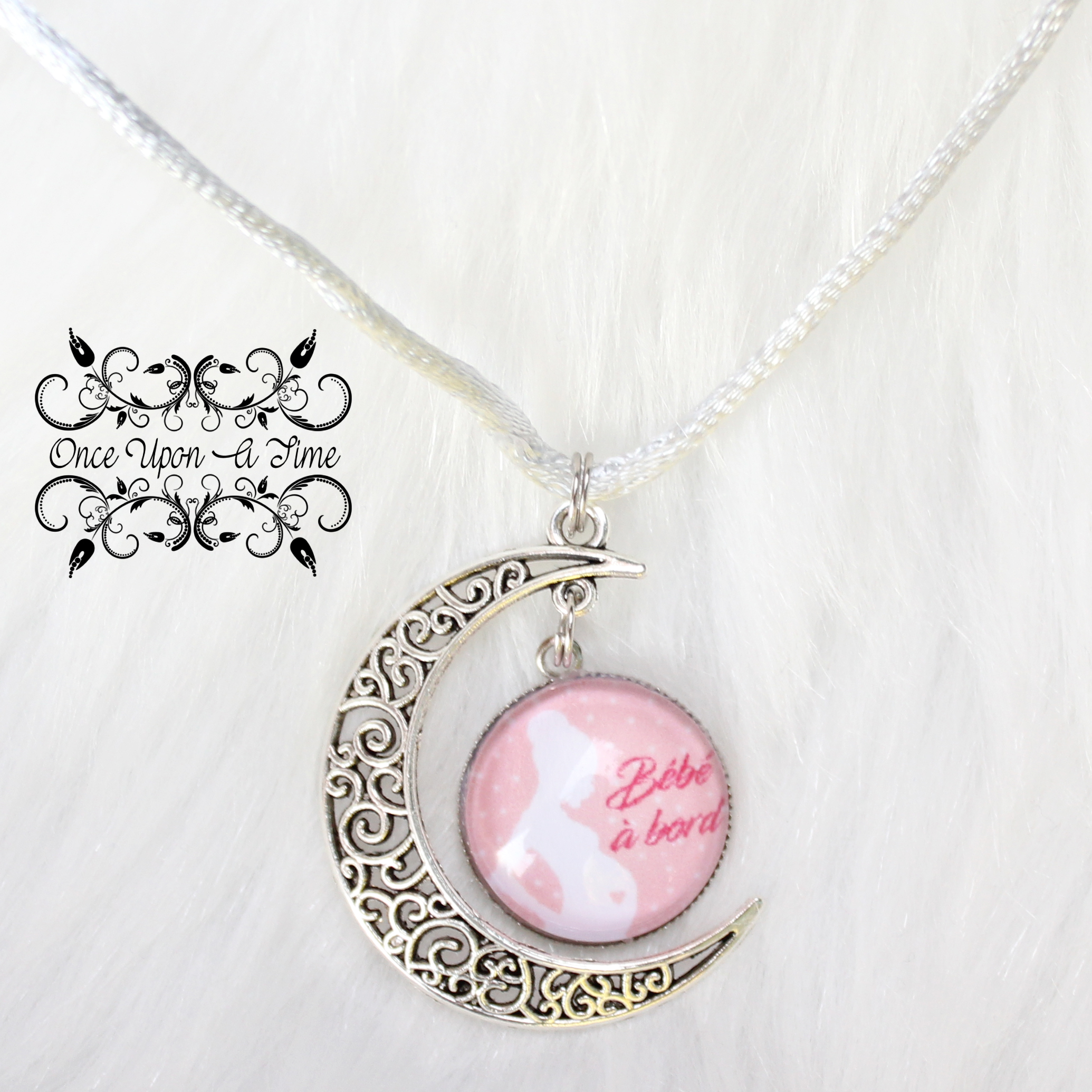 🤰Collier de grossesse " Bébé à bord " ✨