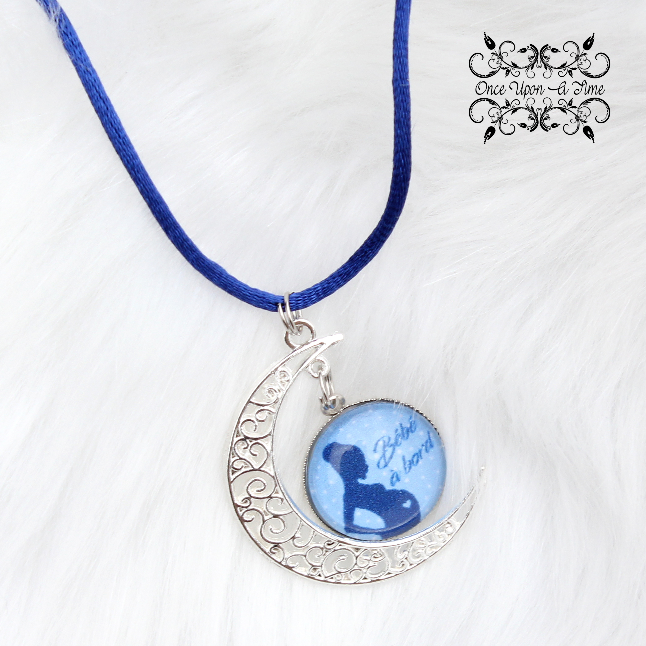 🤰Collier de grossesse " Bébé à bord " ✨