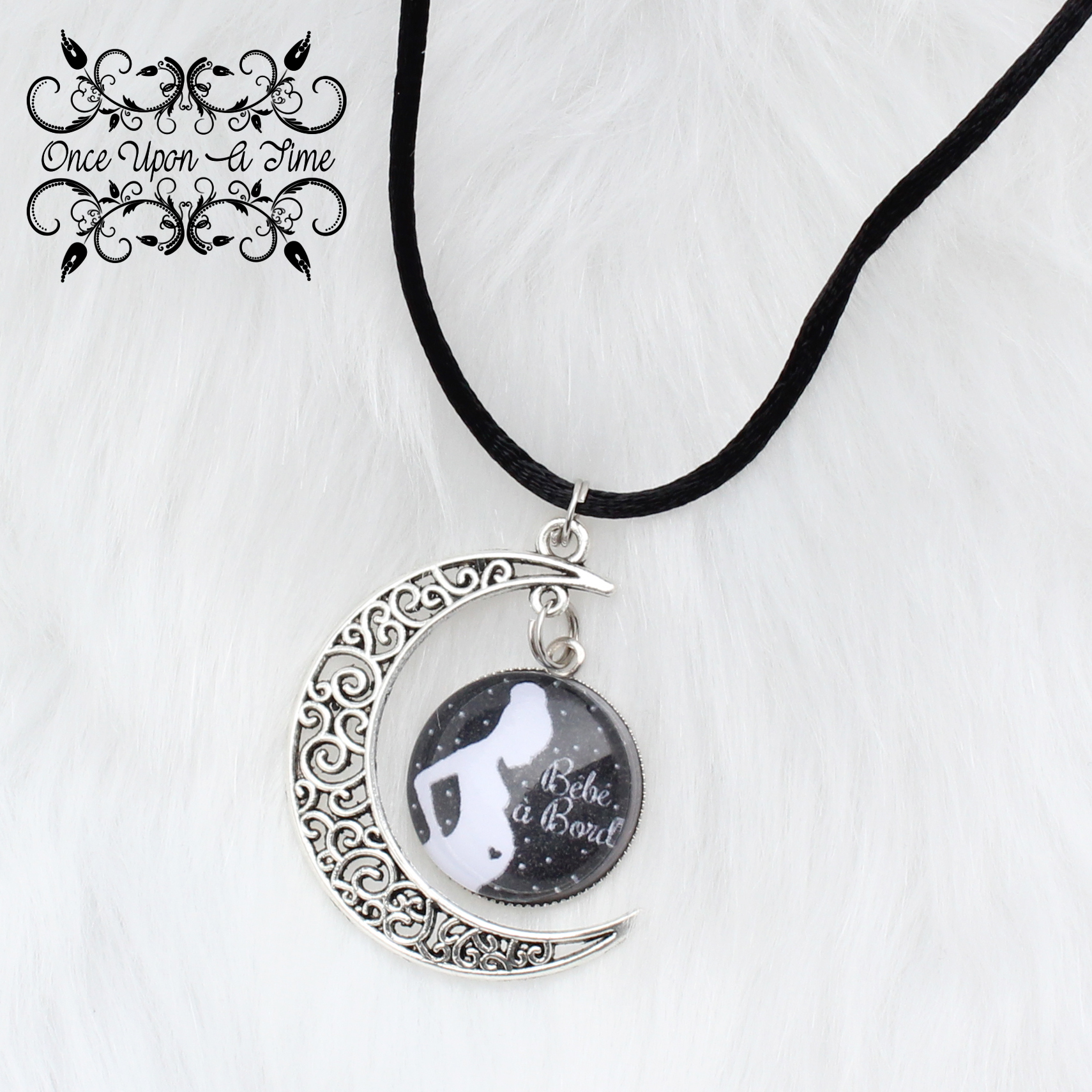 🤰Collier de grossesse " Bébé à bord " ✨