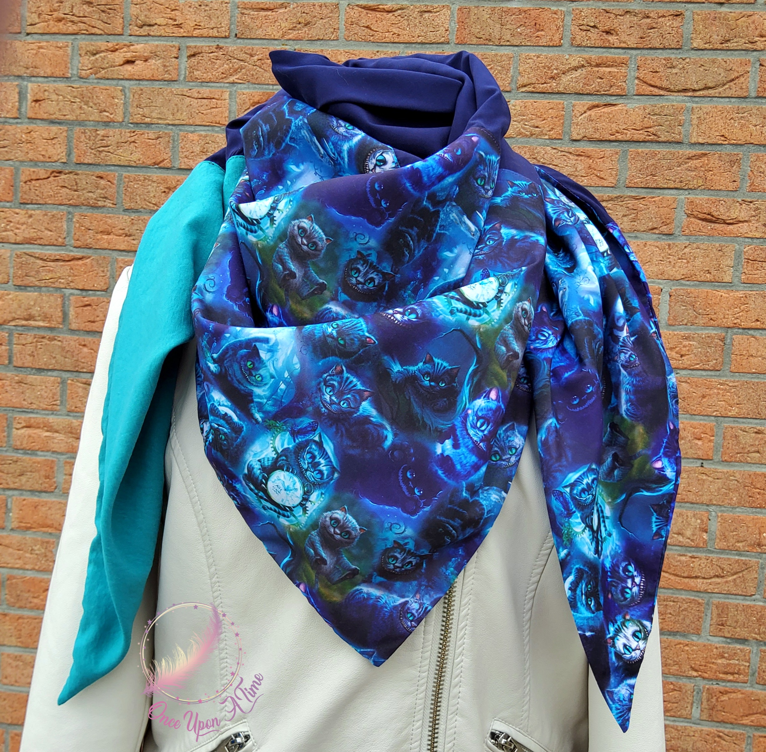 🌷☀️ Foulard léger printemps/été - La nuit du chat de Cheshire ☀️🌷