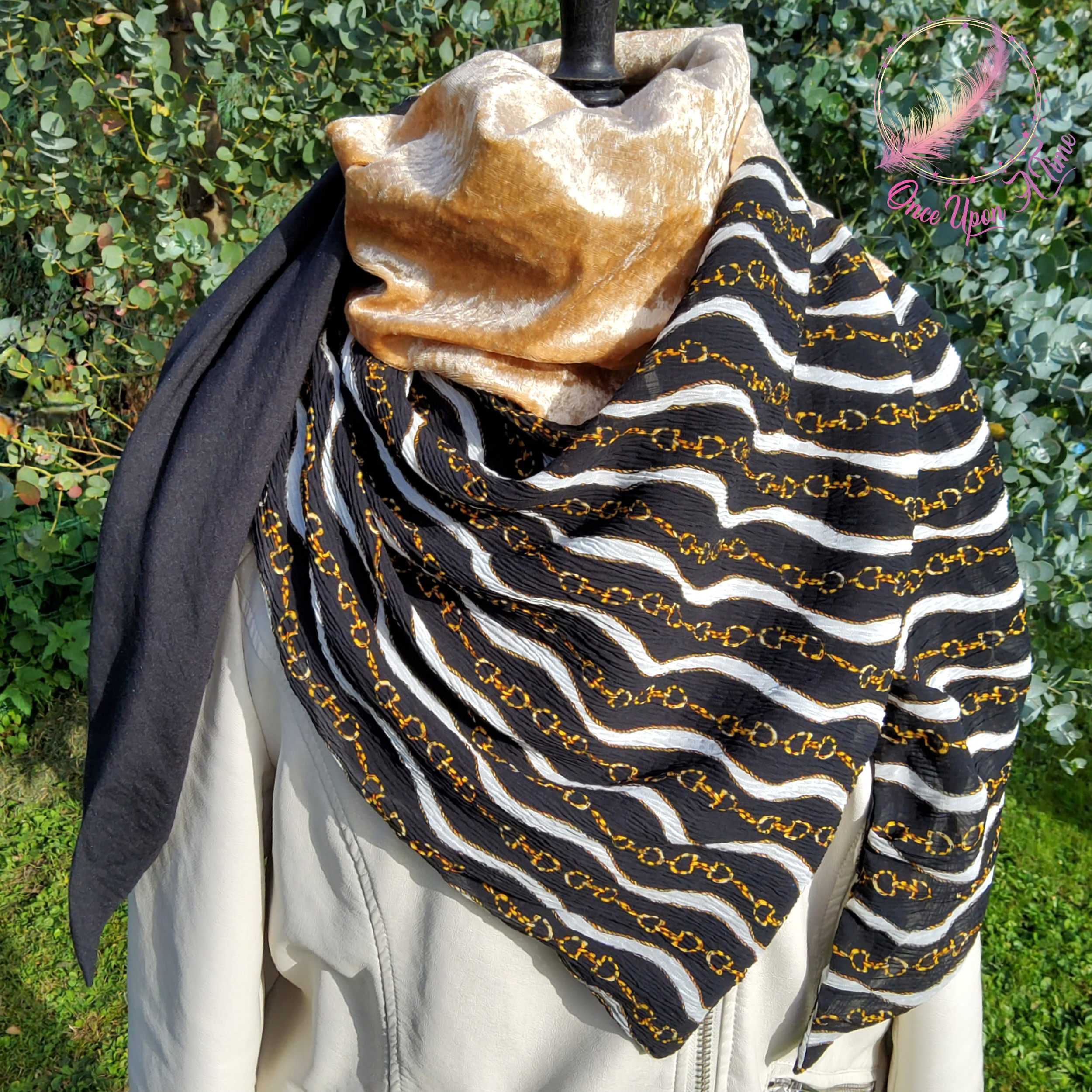 ❄️🍂 Foulard / Chèche femme et adolescent - Modèle "Zoé" 🍂❄️