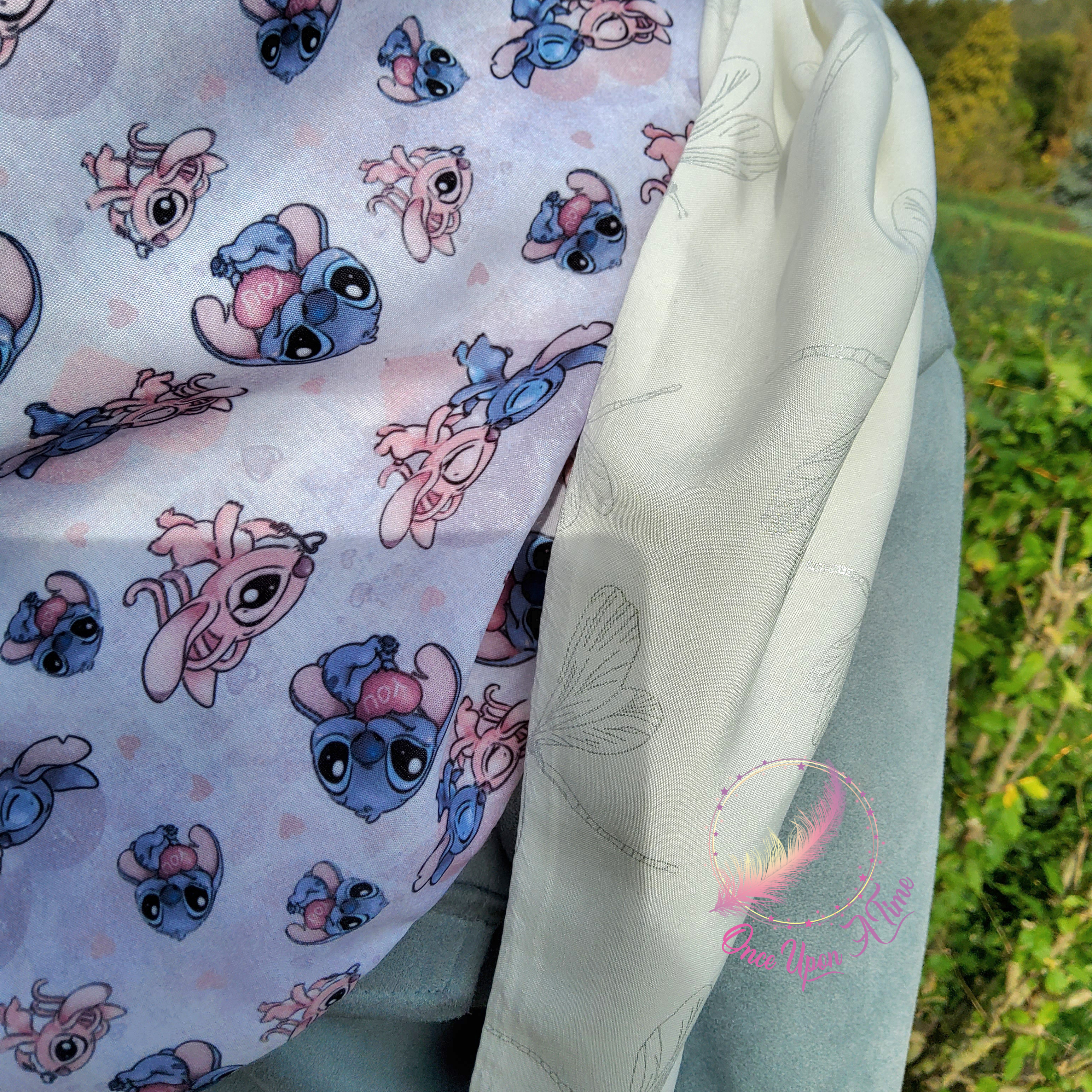 ❄️🍂 Foulard / Chèche femme et adolescent - Stitch 🍂❄️