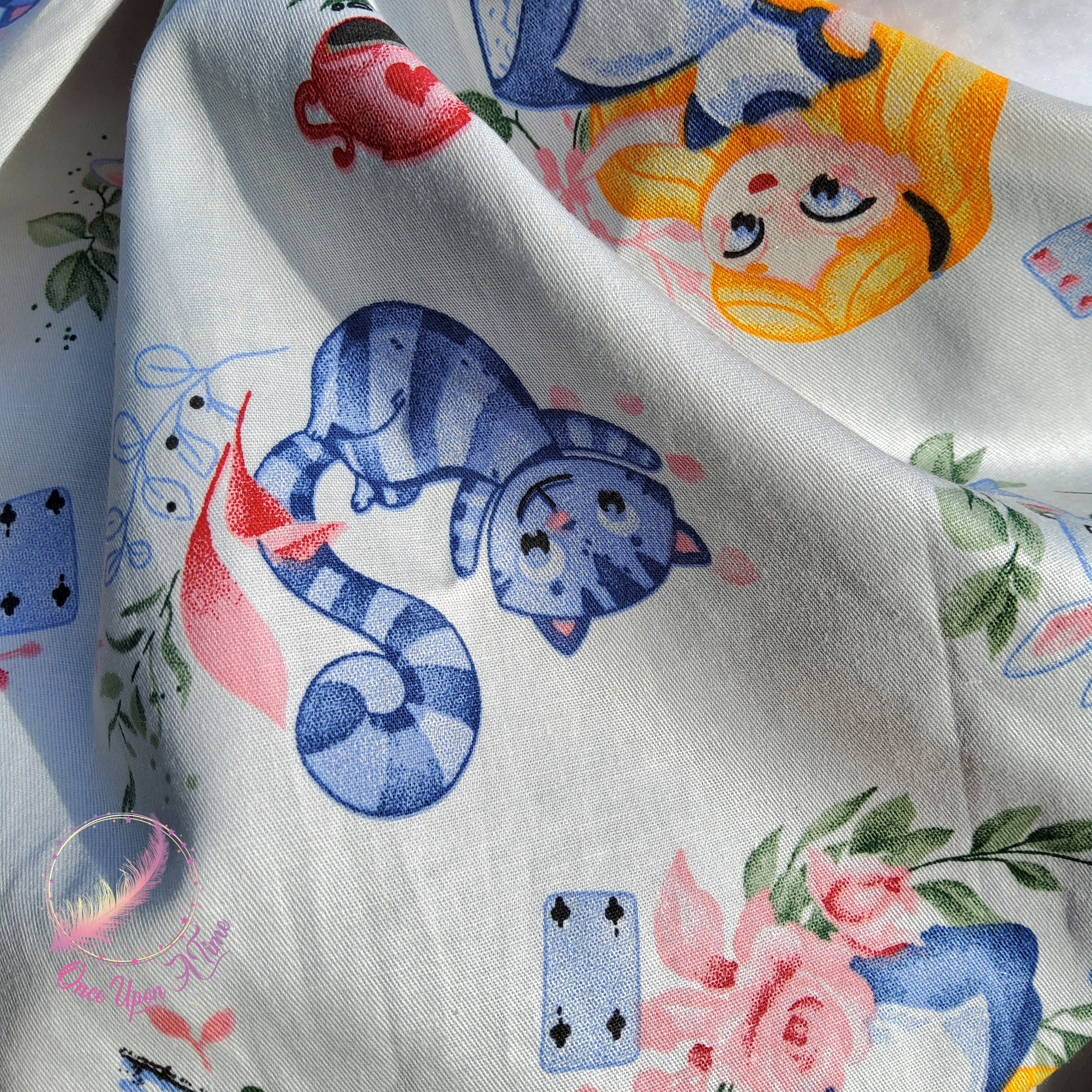❄️🍂 Foulard / Chèche enfant - Alice au pays des merveilles 🍂❄️