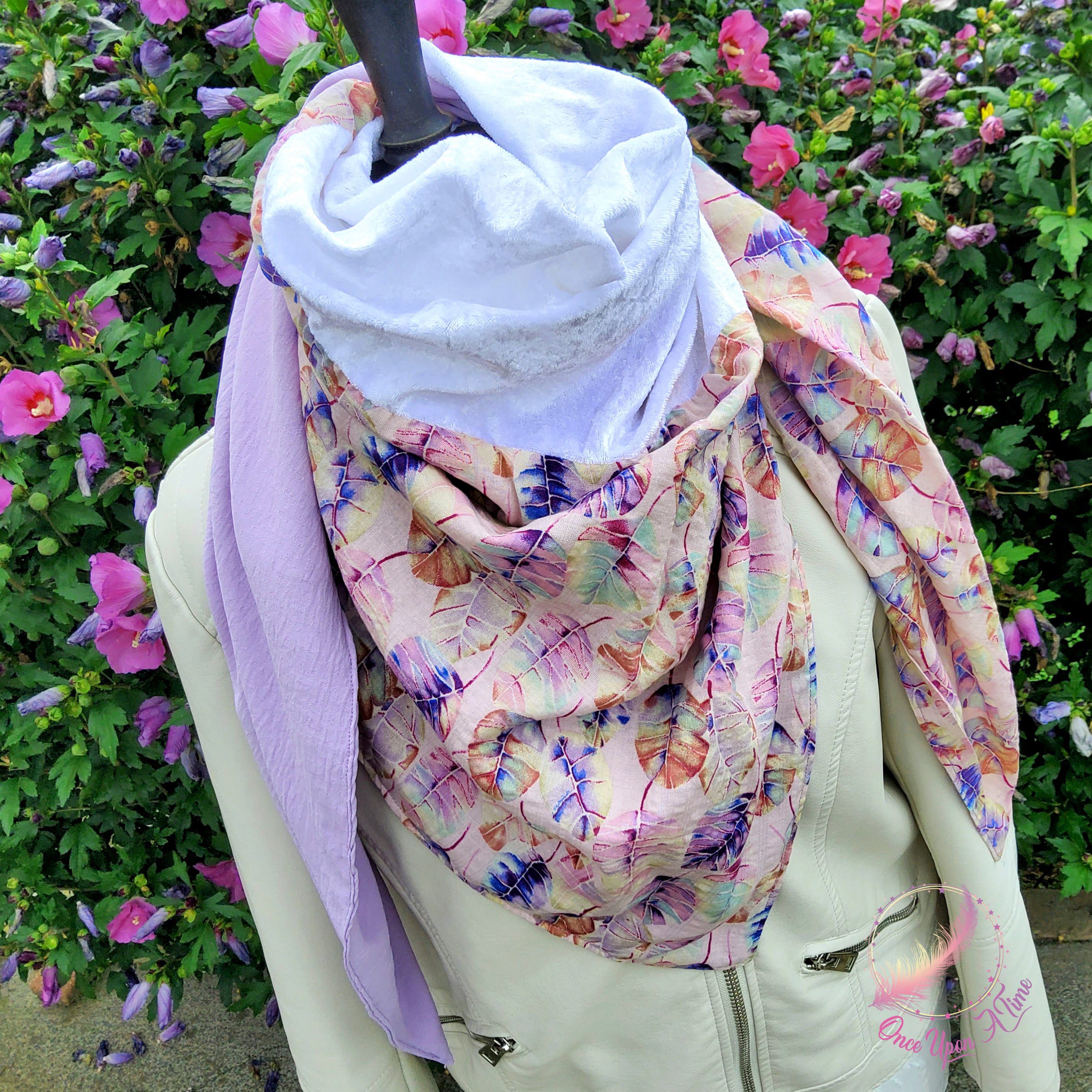 ❄️🍂 Foulard / Chèche femme et adolescent - Modèle Plumette 🍂❄️