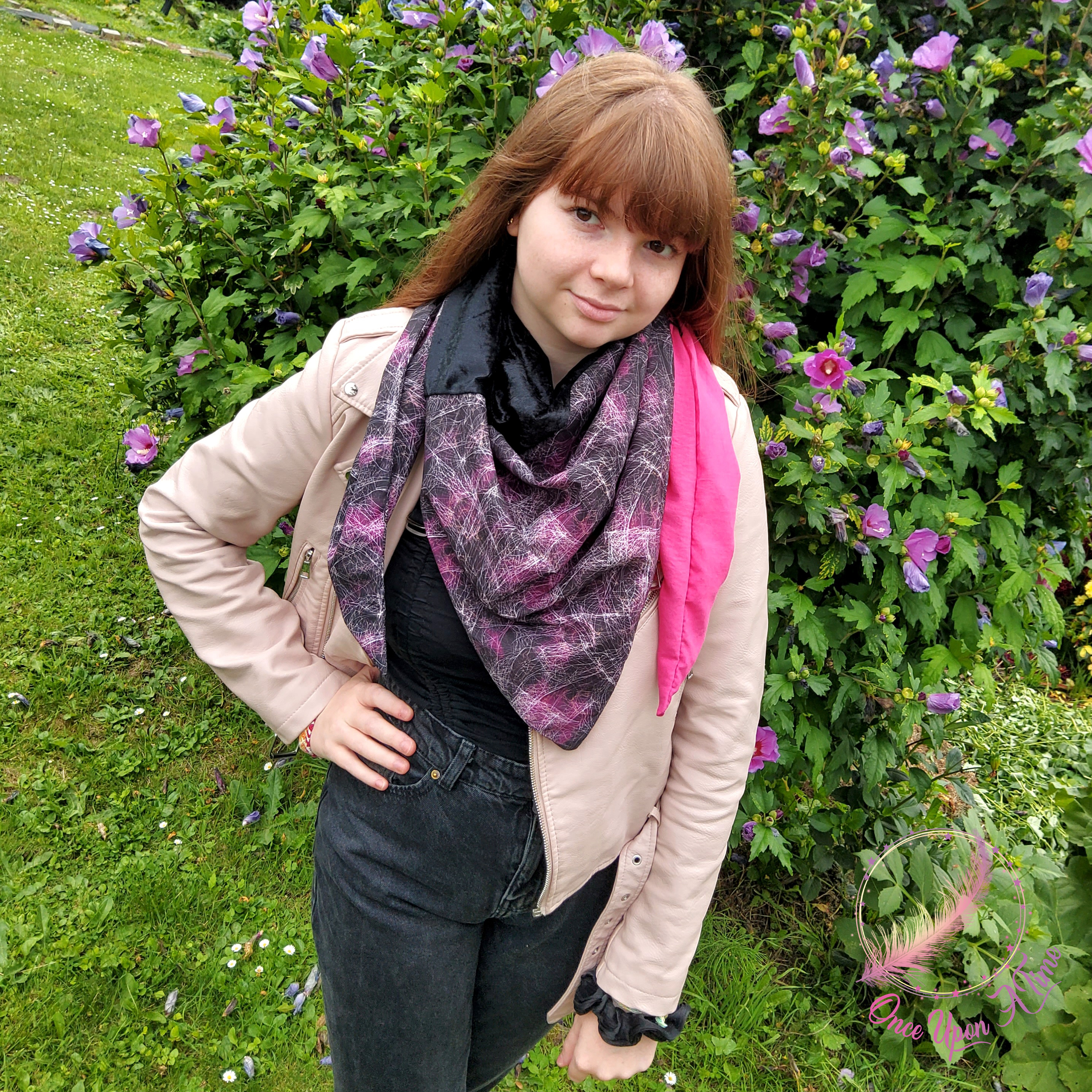 ❄️🍂 Foulard / Chèche femme et adolescent - Modèle Aragog 🍂❄️