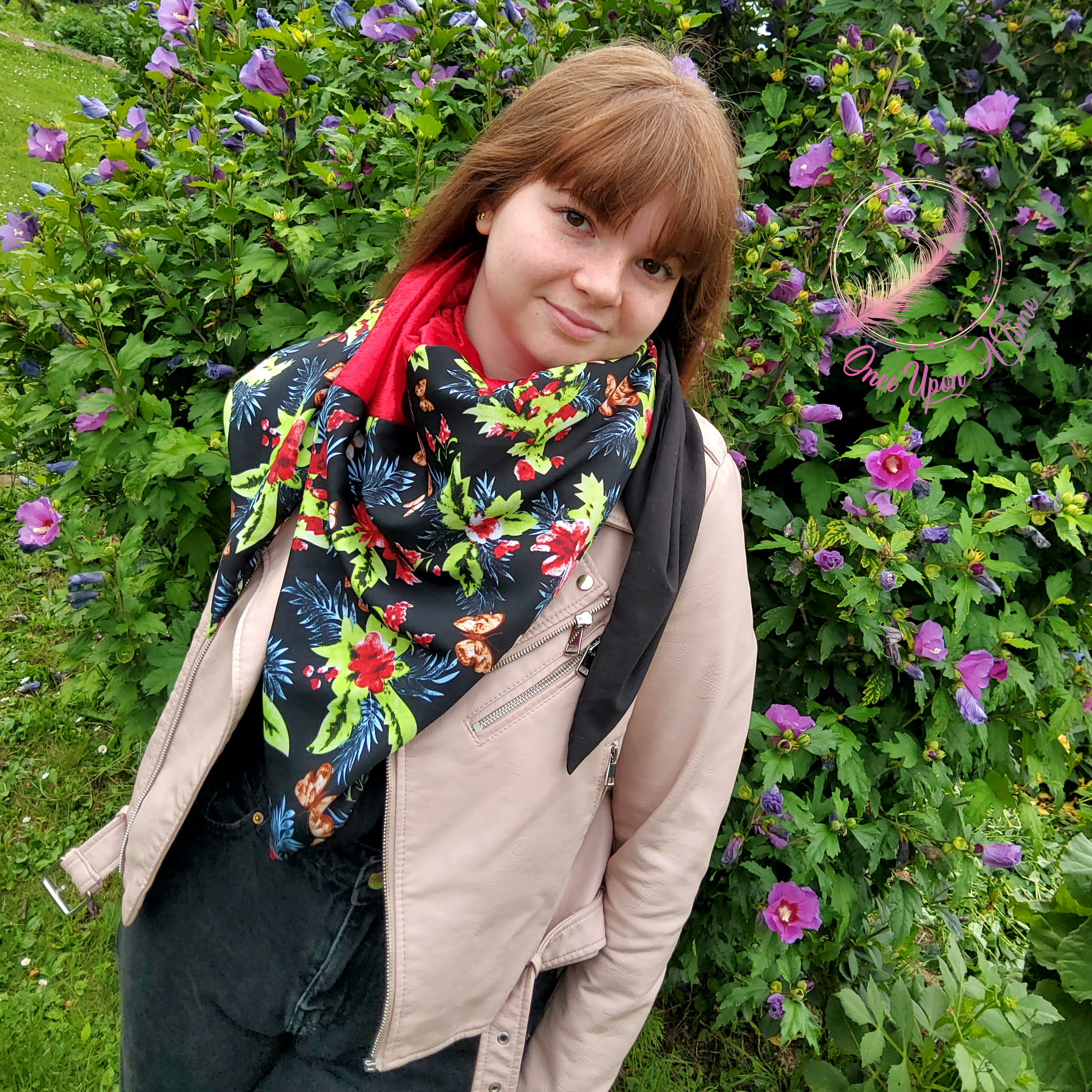 ❄️🍂 Foulard / Chèche femme et adolescent - Modèle Noël 🍂❄️