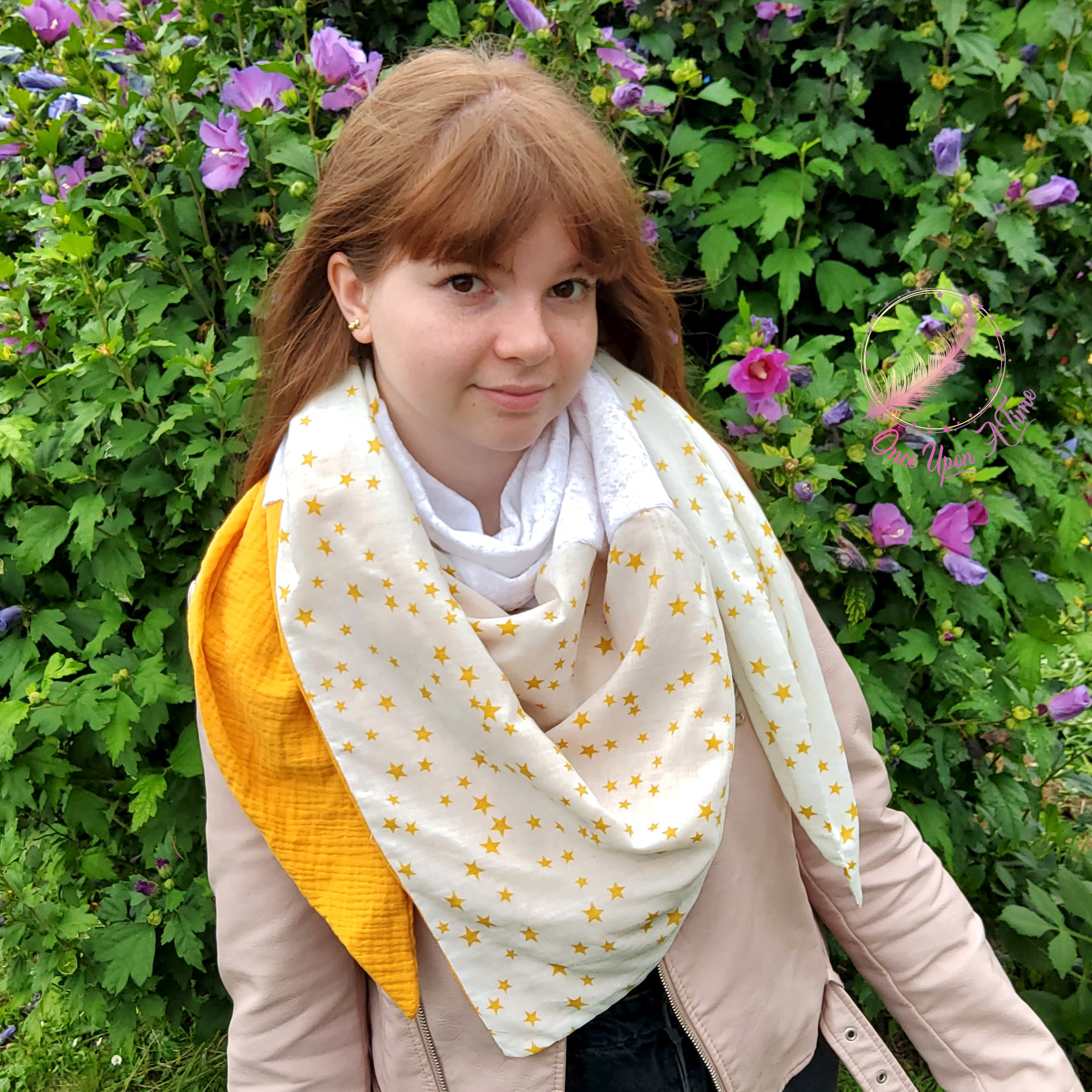 ❄️🍂 Foulard / Chèche femme et adolescent - Modèle Stars 🍂❄️