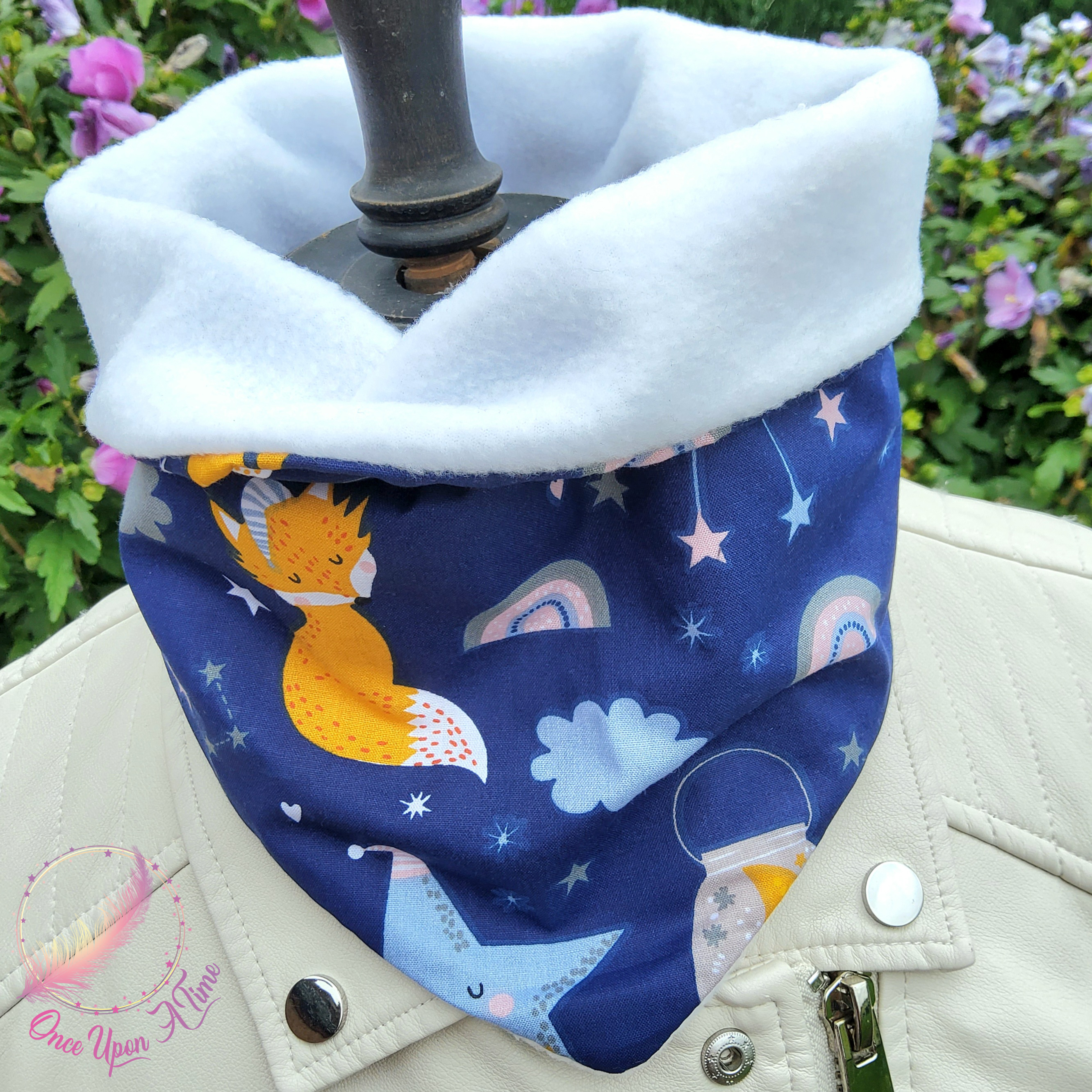 ❄️🍂 Tour de cou / Snood pour enfant - Renard 🍂❄️